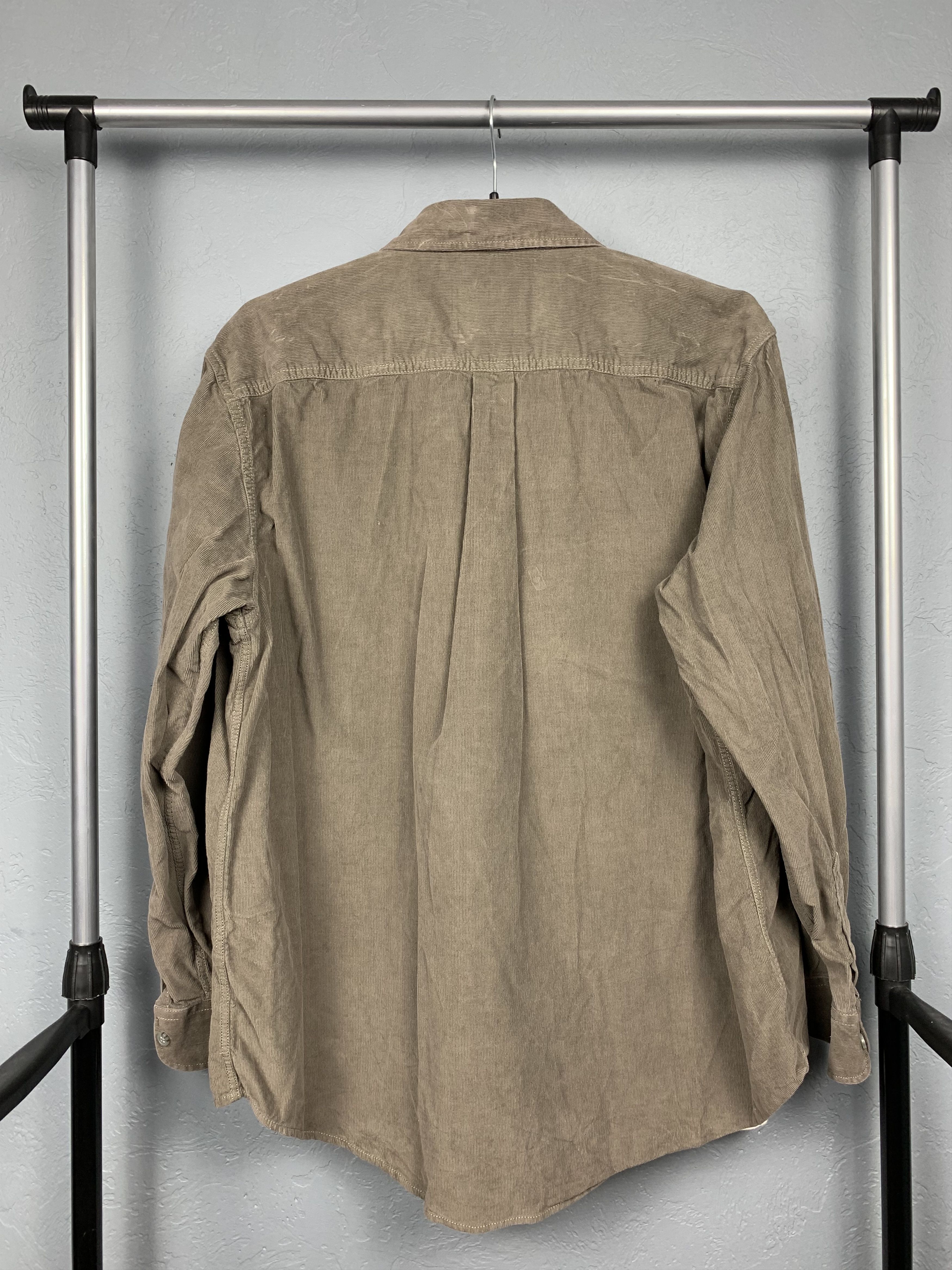 Flannel Flannel Vintage Corduroy Shirt Travis style Size US XL / EU 56 / 4 - 3 Thumbnail