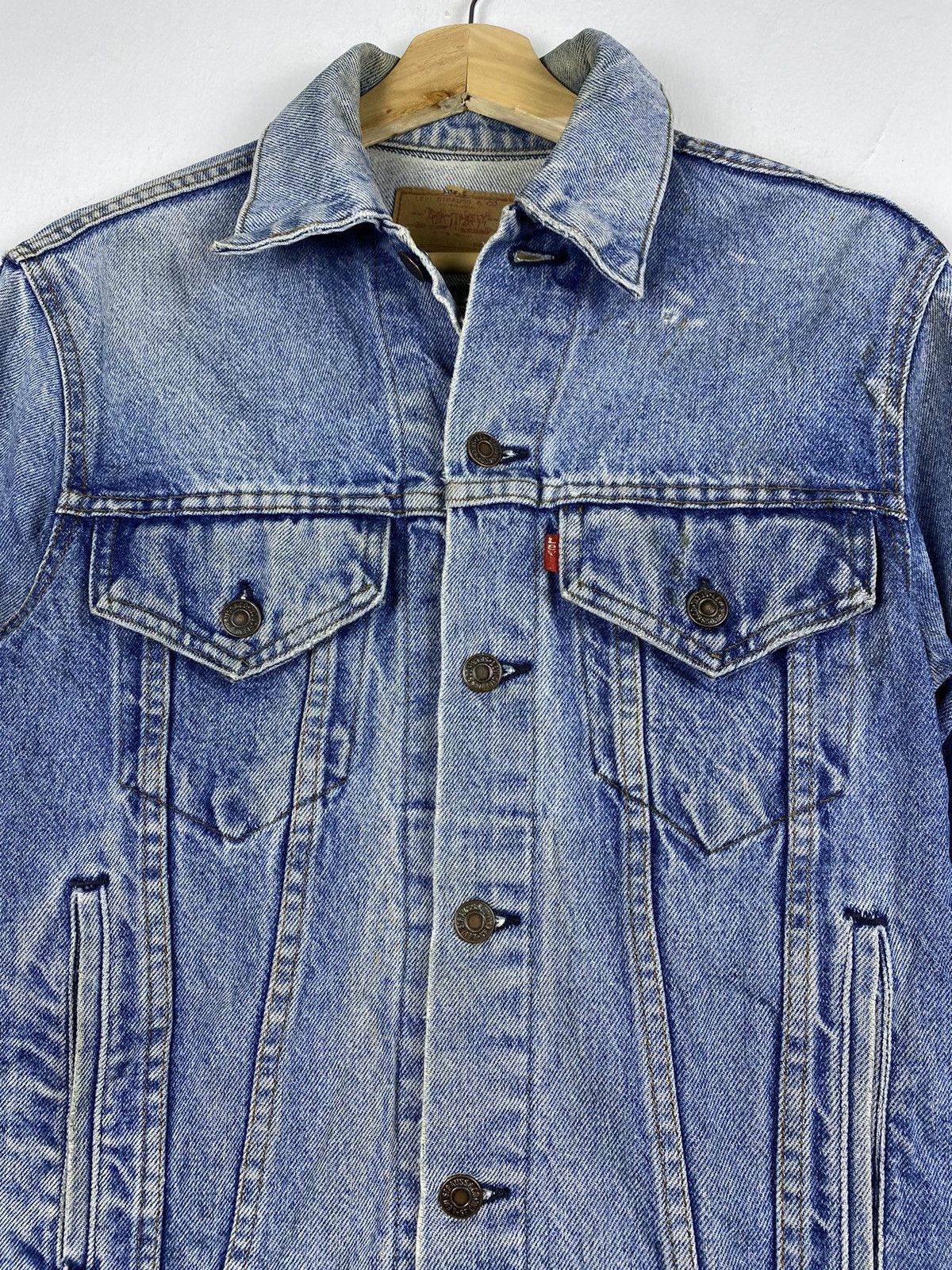 Levi's SHOOT 🔥 Vintage 80s Levi’s Button Up Trucker Jacket 506 Size US M / EU 48-50 / 2 - 2 Thumbnail