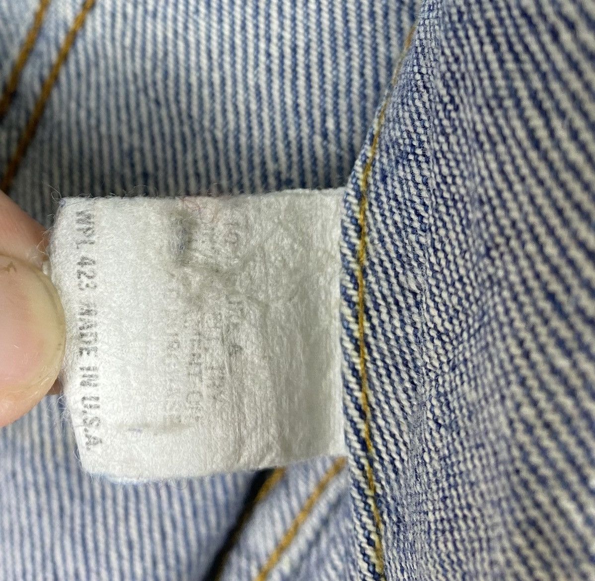Levi's SHOOT 🔥 Vintage 80s Levi’s Button Up Trucker Jacket 506 Size US M / EU 48-50 / 2 - 5 Thumbnail