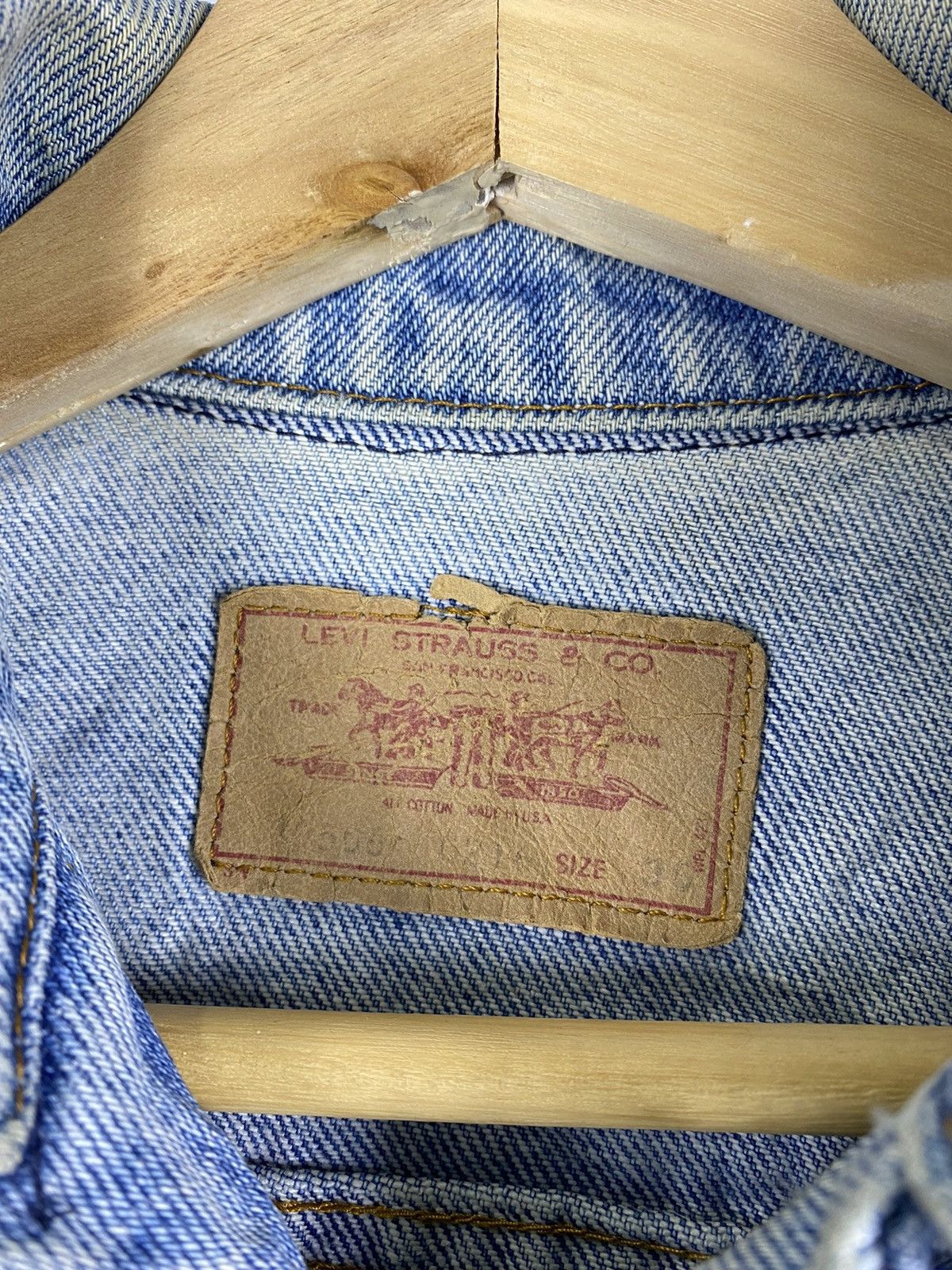 Levi's SHOOT 🔥 Vintage 80s Levi’s Button Up Trucker Jacket 506 Size US M / EU 48-50 / 2 - 4 Thumbnail