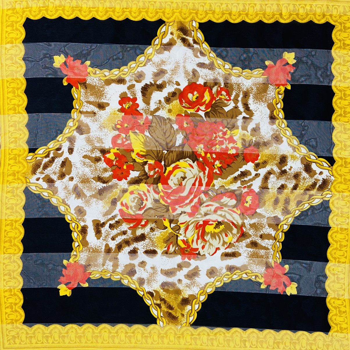 Japanese Brand 1970s KKUSEBO SILK SCARF VERY RARE MADE IN PARIS - № 4177 Size ONE SIZE - 5 Thumbnail