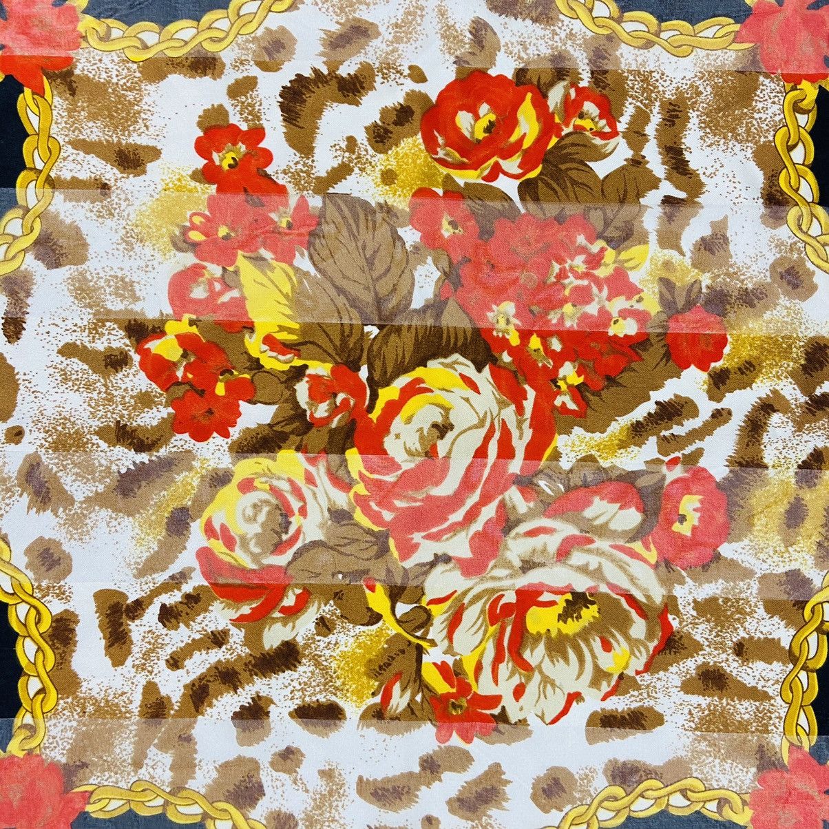 Japanese Brand 1970s KKUSEBO SILK SCARF VERY RARE MADE IN PARIS - № 4177 Size ONE SIZE - 7 Thumbnail