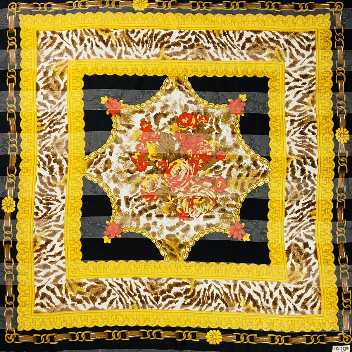 Japanese Brand 1970s KKUSEBO SILK SCARF VERY RARE MADE IN PARIS - № 4177 Size ONE SIZE - 2 Thumbnail
