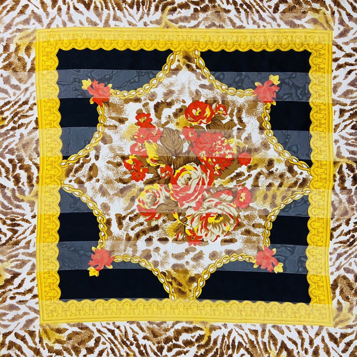 Japanese Brand 1970s KKUSEBO SILK SCARF VERY RARE MADE IN PARIS - № 4177 Size ONE SIZE - 4 Thumbnail