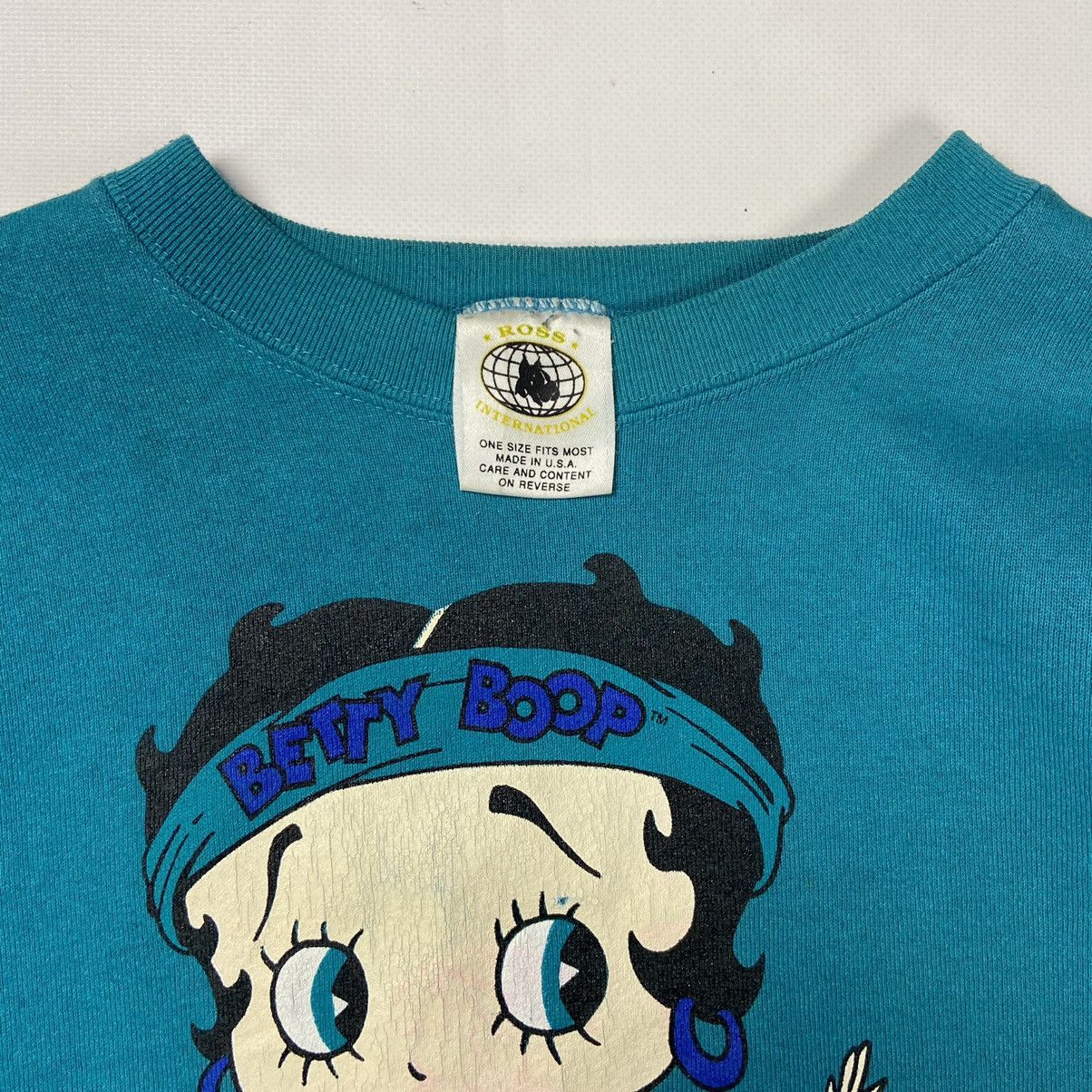 Vintage 1993 BETTY LITTLE BOOP VERY RARE VINTAGE SWEATSHIRT - № 1122 Size US L / EU 52-54 / 3 - 9 Thumbnail