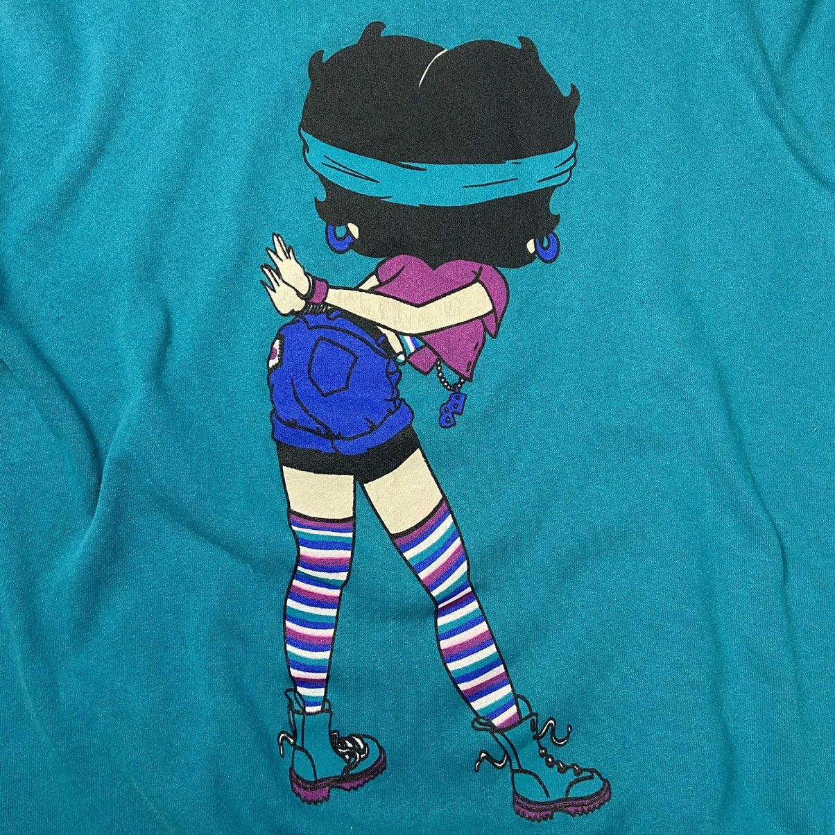 Vintage 1993 BETTY LITTLE BOOP VERY RARE VINTAGE SWEATSHIRT - № 1122 Size US L / EU 52-54 / 3 - 4 Thumbnail