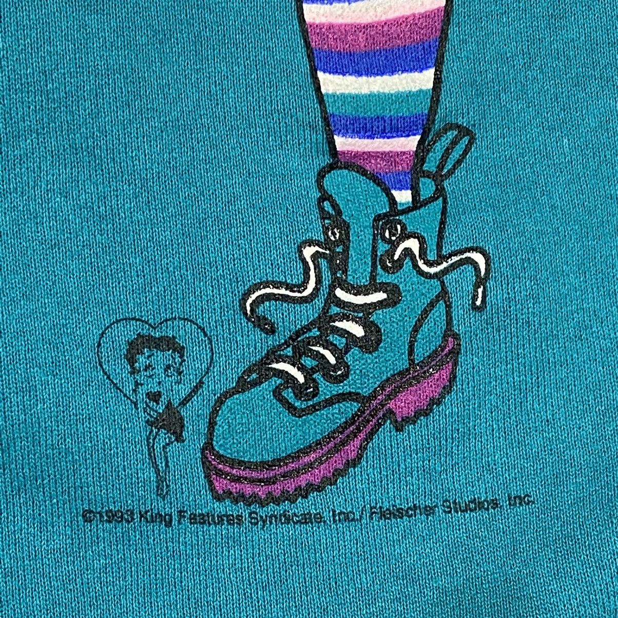 Vintage 1993 BETTY LITTLE BOOP VERY RARE VINTAGE SWEATSHIRT - № 1122 Size US L / EU 52-54 / 3 - 12 Thumbnail
