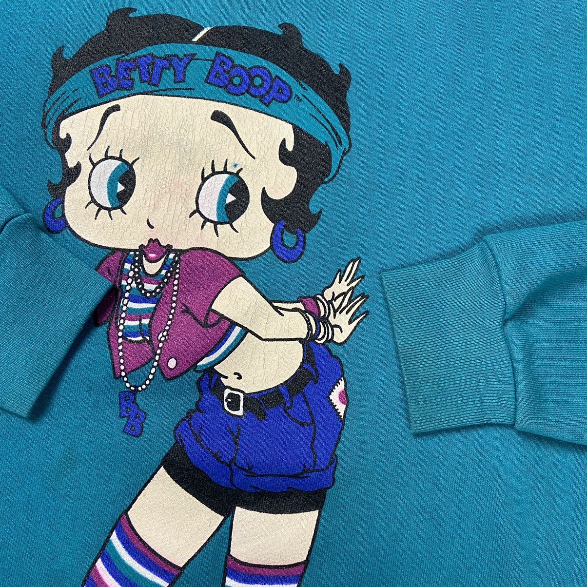 Vintage 1993 BETTY LITTLE BOOP VERY RARE VINTAGE SWEATSHIRT - № 1122 Size US L / EU 52-54 / 3 - 6 Thumbnail