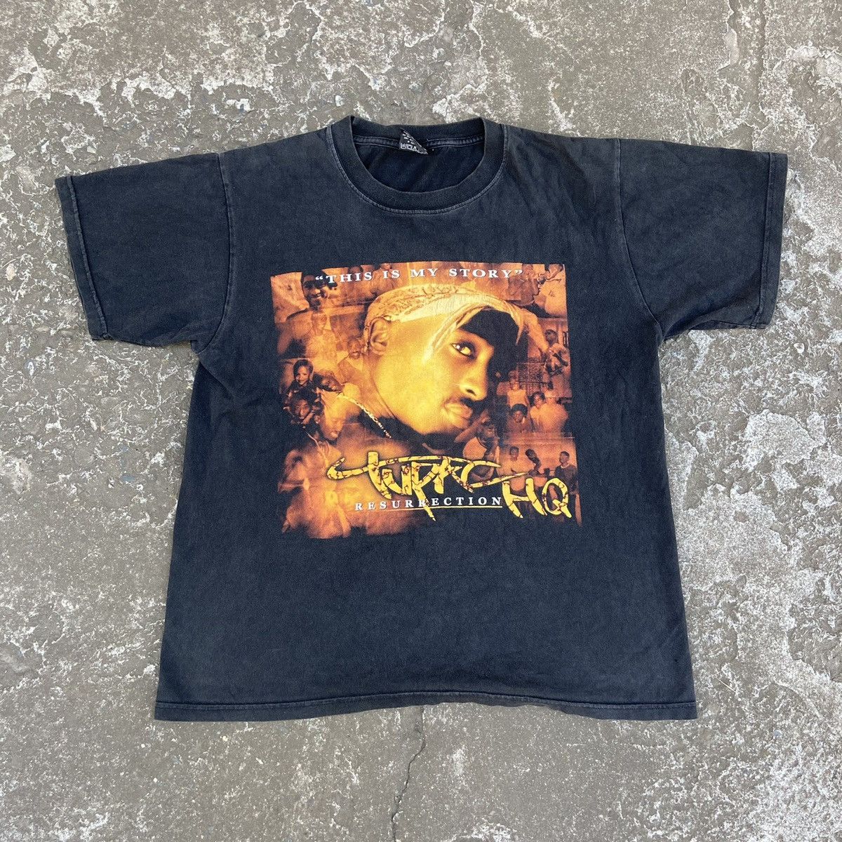 Band Tees 2PAC RESURRECTION “THIS IS MY STORY” 90s ARCHIVE TEE - № 320 Size US L / EU 52-54 / 3 - 1 Thumbnail