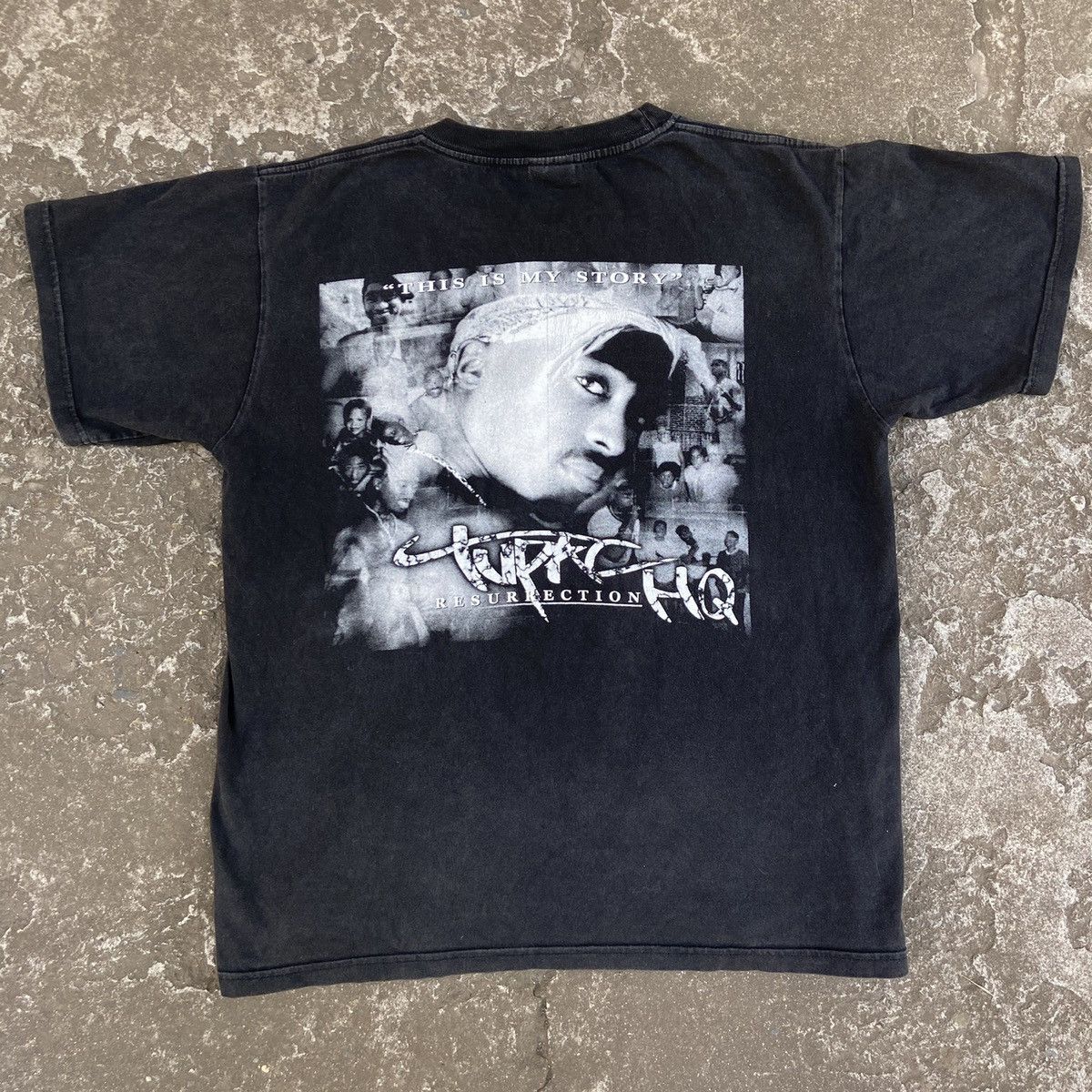 Band Tees 2PAC RESURRECTION “THIS IS MY STORY” 90s ARCHIVE TEE - № 320 Size US L / EU 52-54 / 3 - 2 Thumbnail