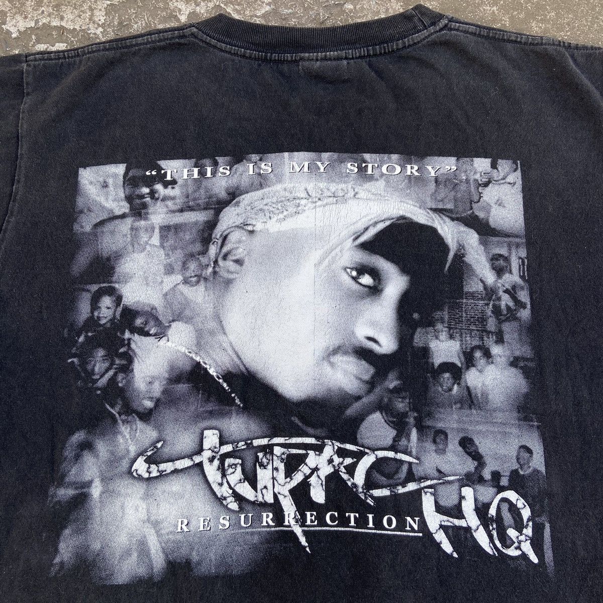 Band Tees 2PAC RESURRECTION “THIS IS MY STORY” 90s ARCHIVE TEE - № 320 Size US L / EU 52-54 / 3 - 4 Thumbnail