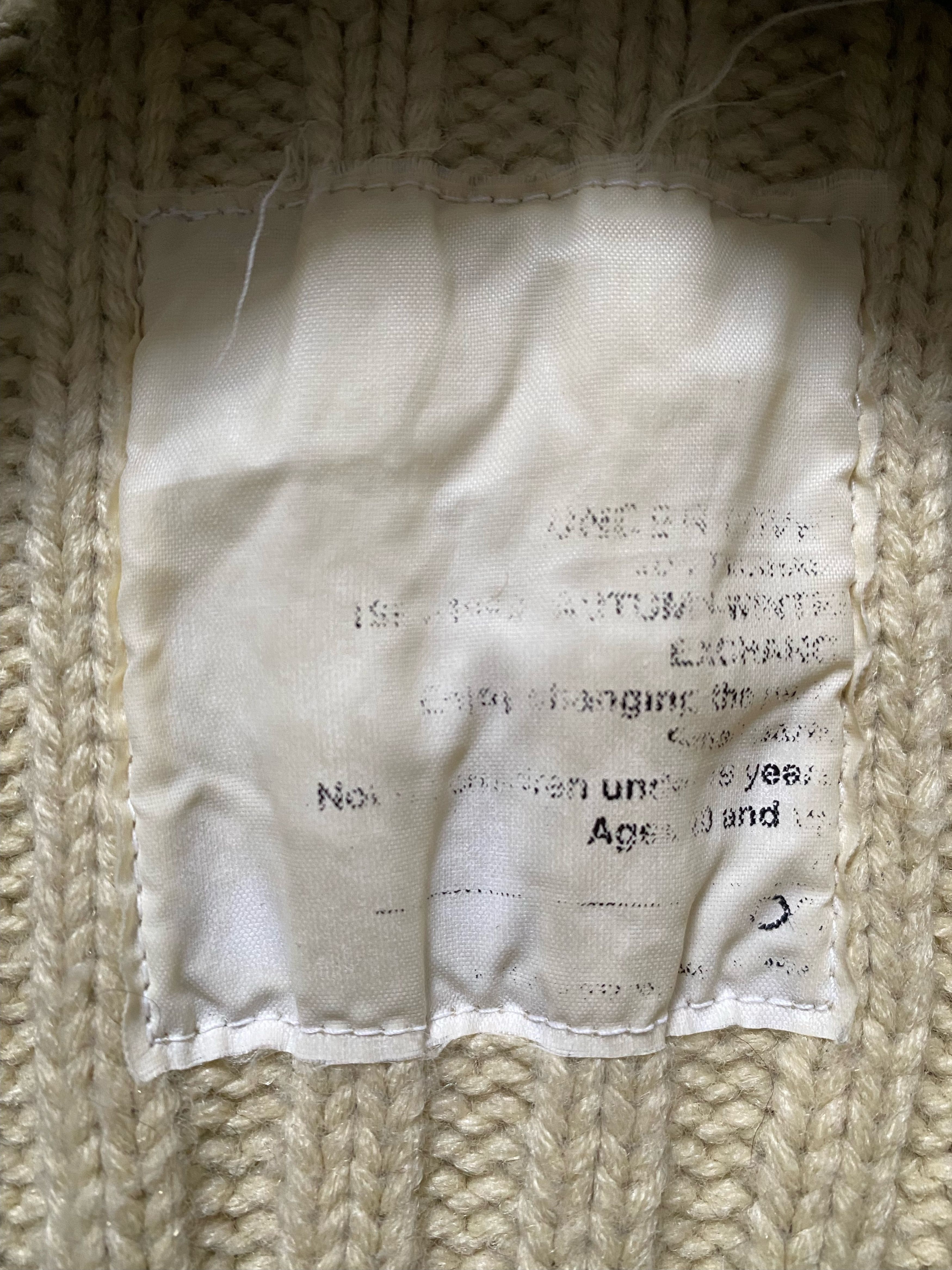 1998 Undercover Small Parts Archive Sweater