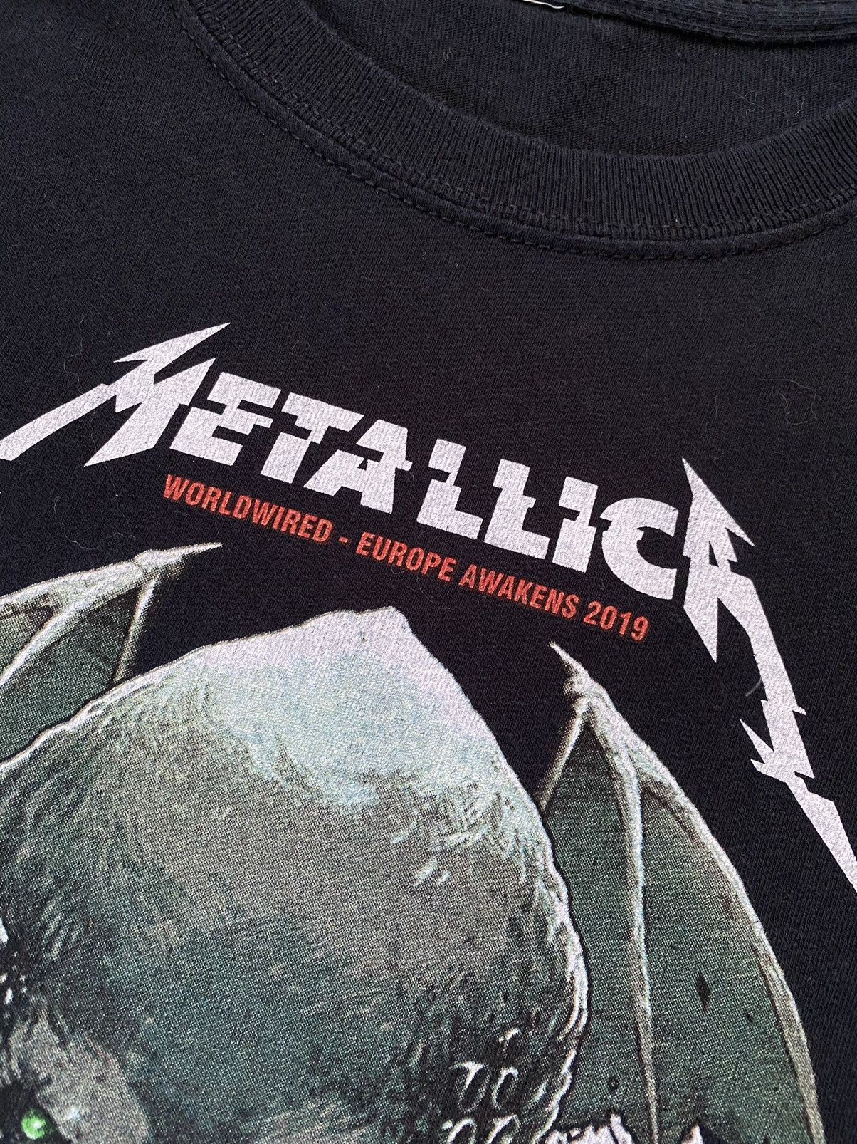 Band Tees Y2K Metallica World Wired T Shirt Tee like Slayer Pantera Size US L / EU 52-54 / 3 - 3 Thumbnail