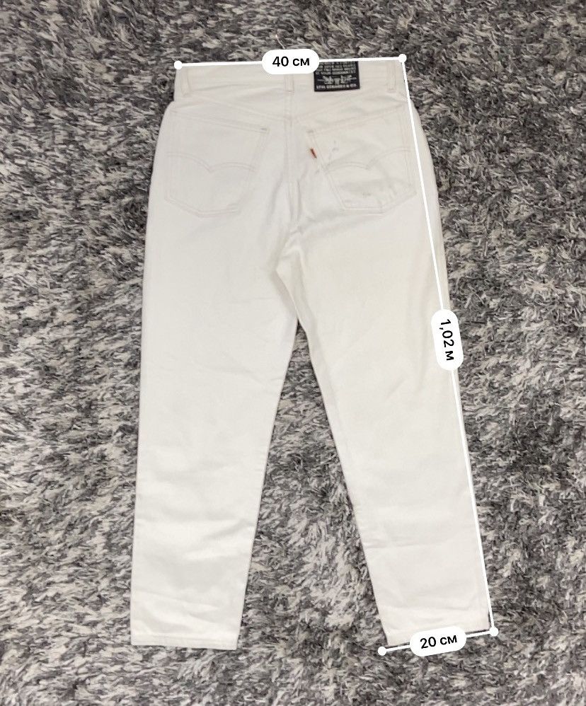 Levi's Vintage Clothing LEVI'S ORANGE TAB RARE VINTAGE WHITE JEANS PANTS - 3205 Size US 32 / EU 48 - 12 Thumbnail