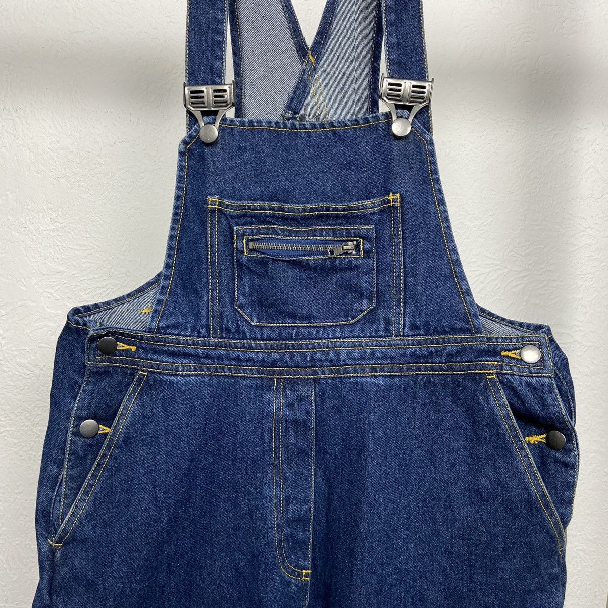 Vintage 1990s CARHARTT STYLE WORKWEAR DENIM HEAVY OVERALLS - № 3078 Size US 32 / EU 48 - 4 Thumbnail