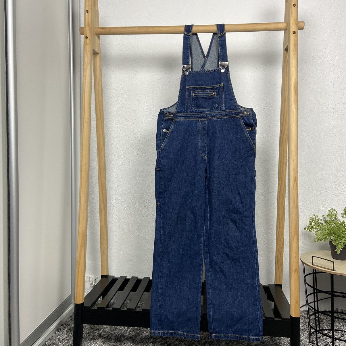 Vintage 1990s CARHARTT STYLE WORKWEAR DENIM HEAVY OVERALLS - № 3078 Size US 32 / EU 48 - 1 Thumbnail