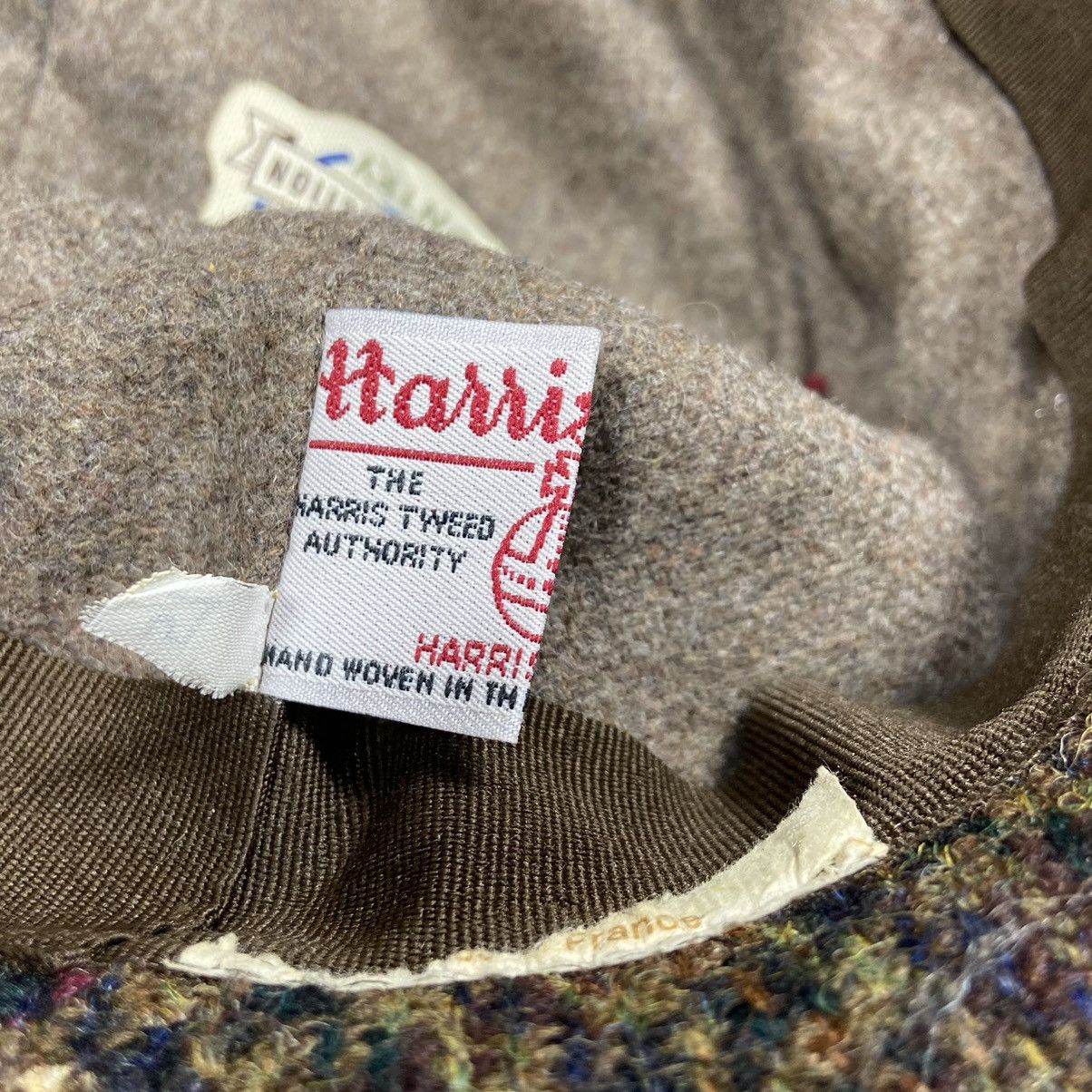 Harris Tweed 1980s HARRIS TWEED ARCHIVE PATCHWORK BUCKLE HAT - № 4137 Size ONE SIZE - 8 Thumbnail