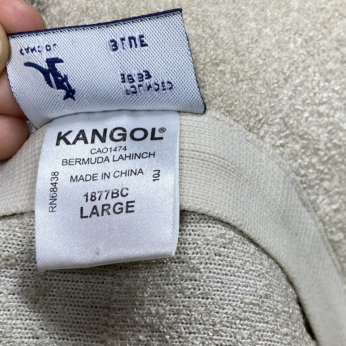 Kangol KANGOL TERRY SHERPA 1990s RARE AESTHETIC BUCKLE HAT - № 4138 Size ONE SIZE - 6 Thumbnail