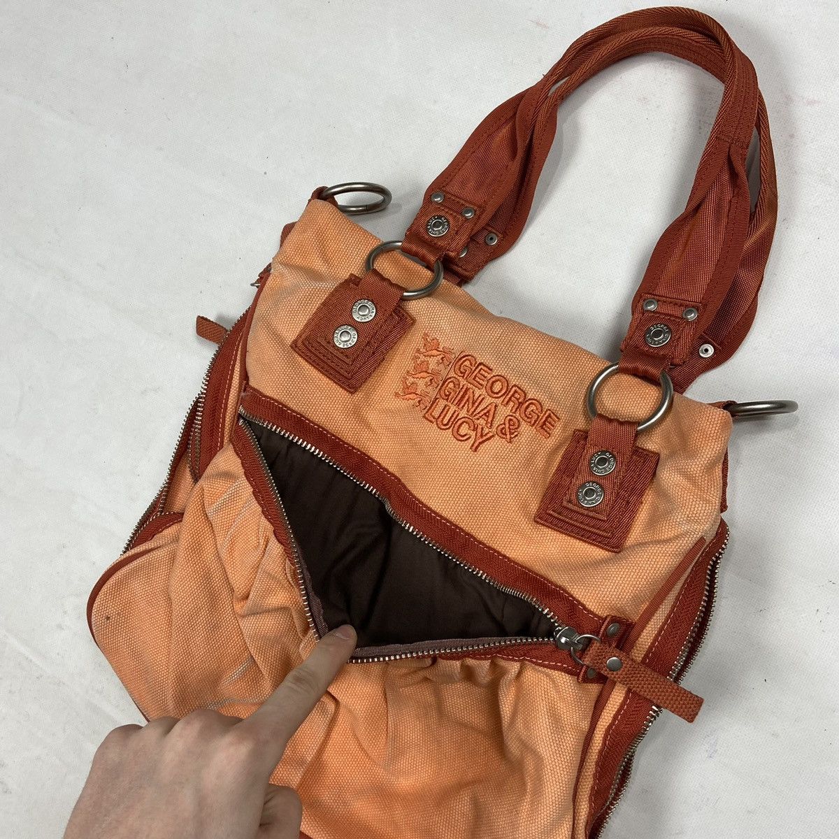 Japanese Brand NOUVELLE GARDINE GG&L TRANSFORMER MULTIPOCKET CROSS BODY BAG Size ONE SIZE - 15 Thumbnail