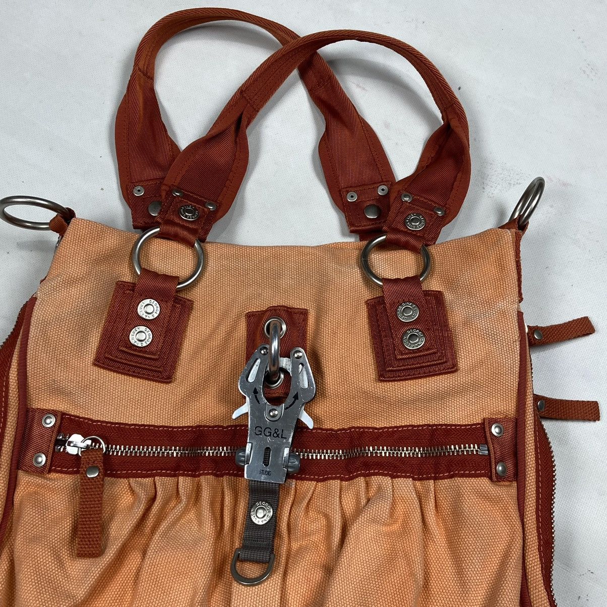 Japanese Brand NOUVELLE GARDINE GG&L TRANSFORMER MULTIPOCKET CROSS BODY BAG Size ONE SIZE - 8 Thumbnail