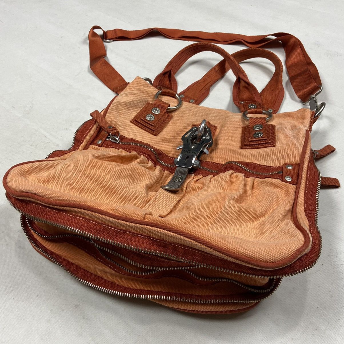 Japanese Brand NOUVELLE GARDINE GG&L TRANSFORMER MULTIPOCKET CROSS BODY BAG Size ONE SIZE - 3 Thumbnail