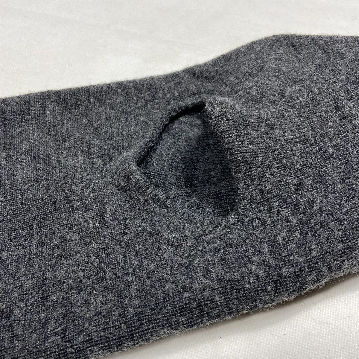 Vintage Y2K NINJA VISOR KNITTED BALACLAVA SKI MASK - № 4019 Size ONE SIZE - 3 Thumbnail