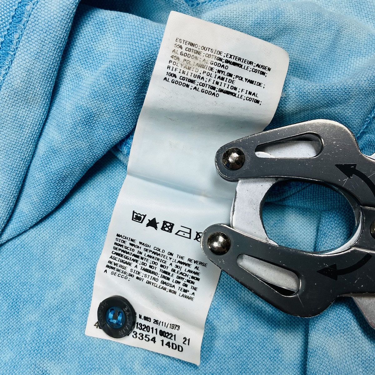 Balmain BALMAIN ARCHIVE STONE WASHED BABY BLUE LONGSLEEVE - № 1099 Size US XL / EU 56 / 4 - 14 Thumbnail