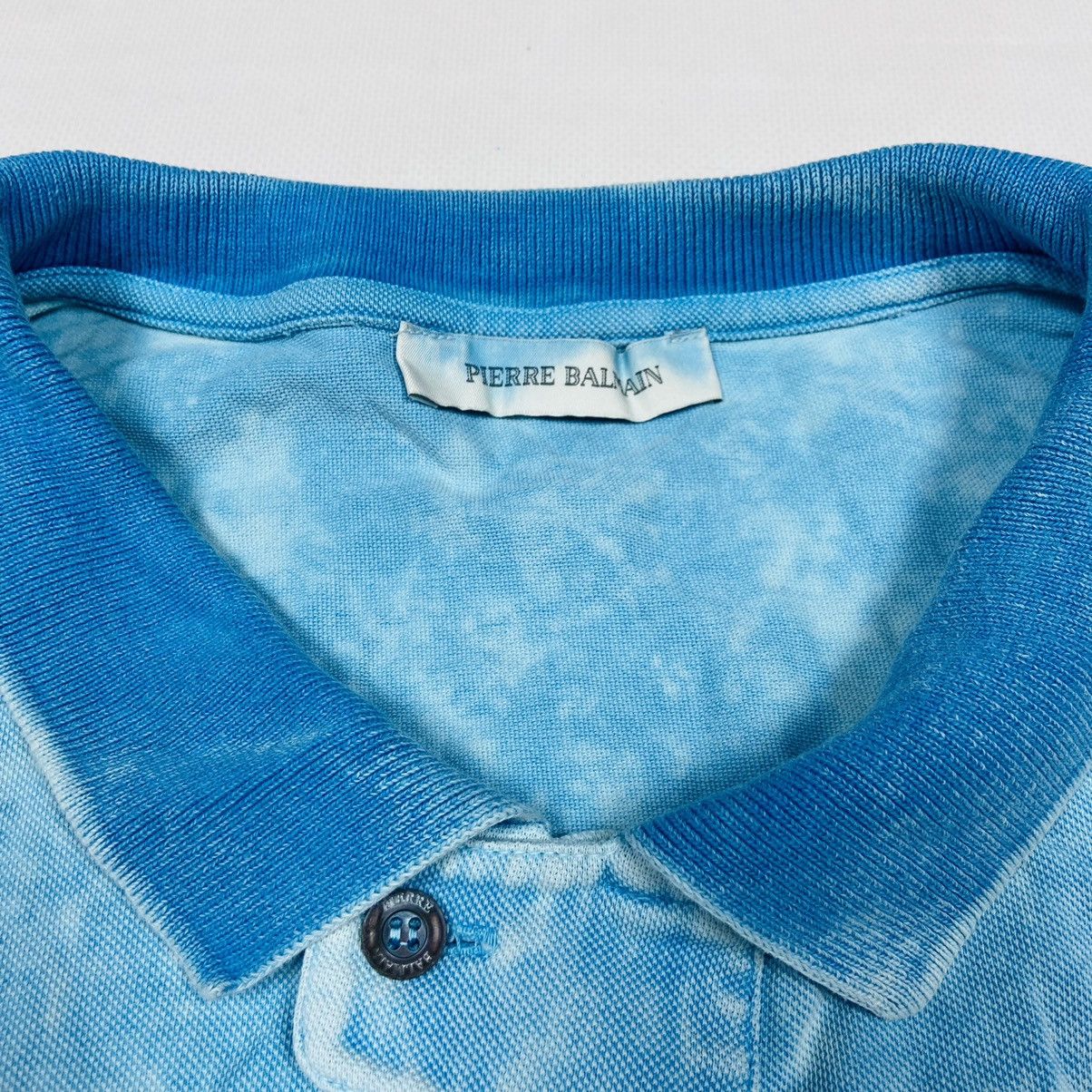 Balmain BALMAIN ARCHIVE STONE WASHED BABY BLUE LONGSLEEVE - № 1099 Size US XL / EU 56 / 4 - 7 Thumbnail
