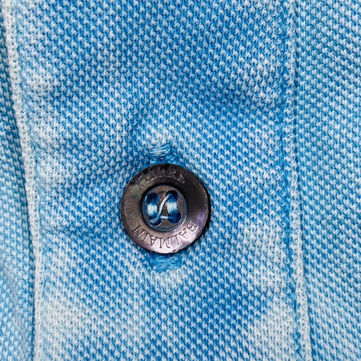 Balmain BALMAIN ARCHIVE STONE WASHED BABY BLUE LONGSLEEVE - № 1099 Size US XL / EU 56 / 4 - 13 Thumbnail