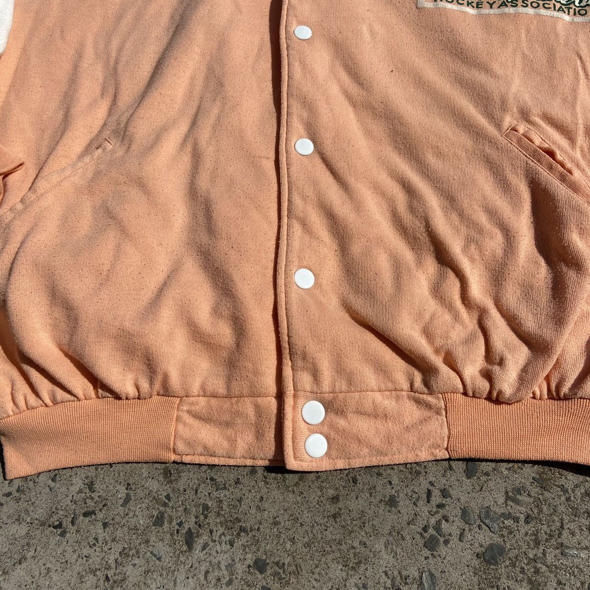 Vintage 🍑PEACH🍑 1980s RARE ARCHIVE VARSITY BOMBER JACKET - № 2151 Size US XL / EU 56 / 4 - 9 Thumbnail