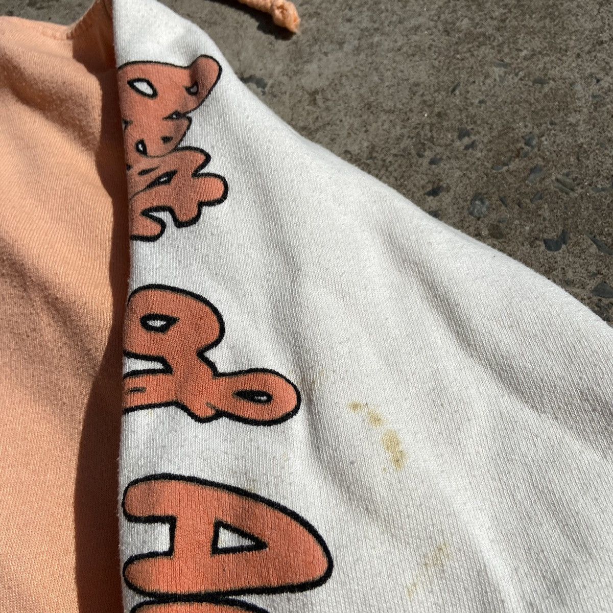 Vintage 🍑PEACH🍑 1980s RARE ARCHIVE VARSITY BOMBER JACKET - № 2151 Size US XL / EU 56 / 4 - 10 Thumbnail