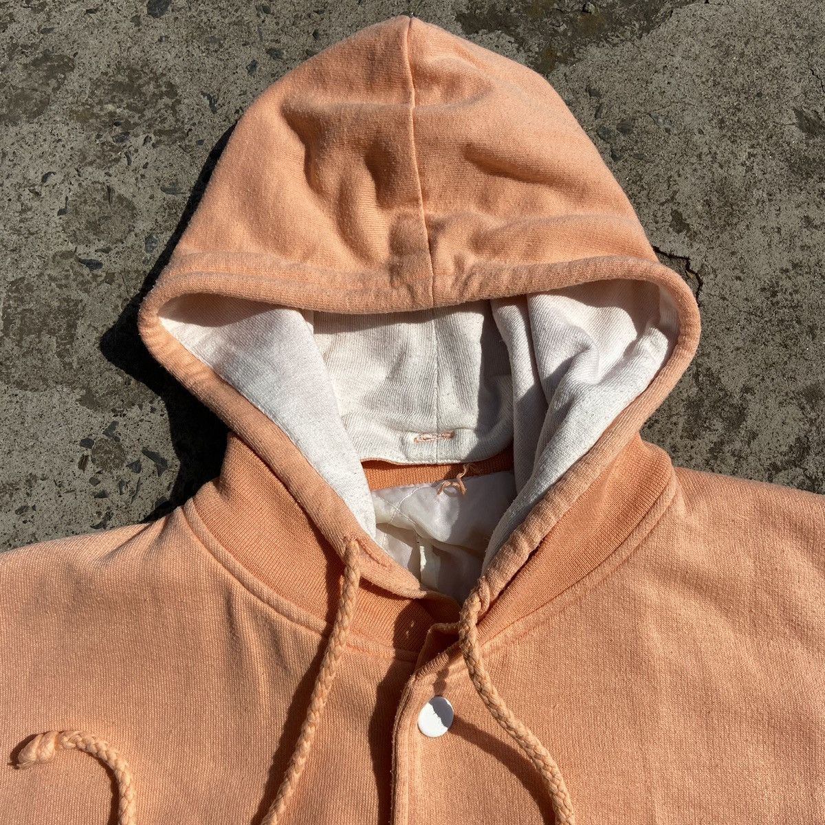 Vintage 🍑PEACH🍑 1980s RARE ARCHIVE VARSITY BOMBER JACKET - № 2151 Size US XL / EU 56 / 4 - 6 Thumbnail