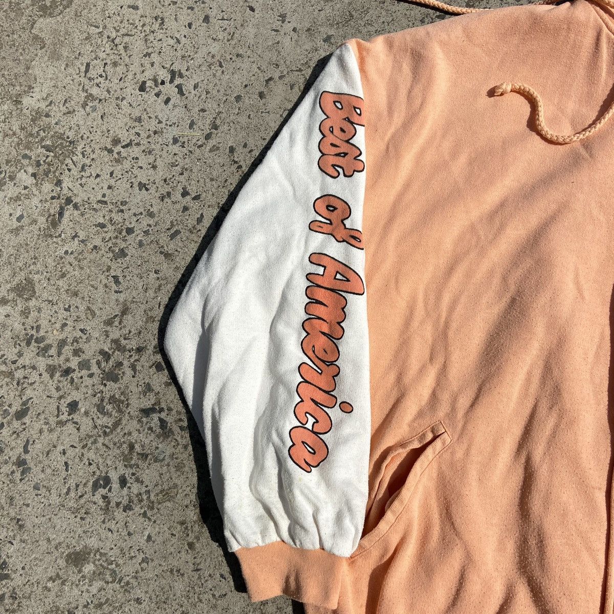 Vintage 🍑PEACH🍑 1980s RARE ARCHIVE VARSITY BOMBER JACKET - № 2151 Size US XL / EU 56 / 4 - 7 Thumbnail