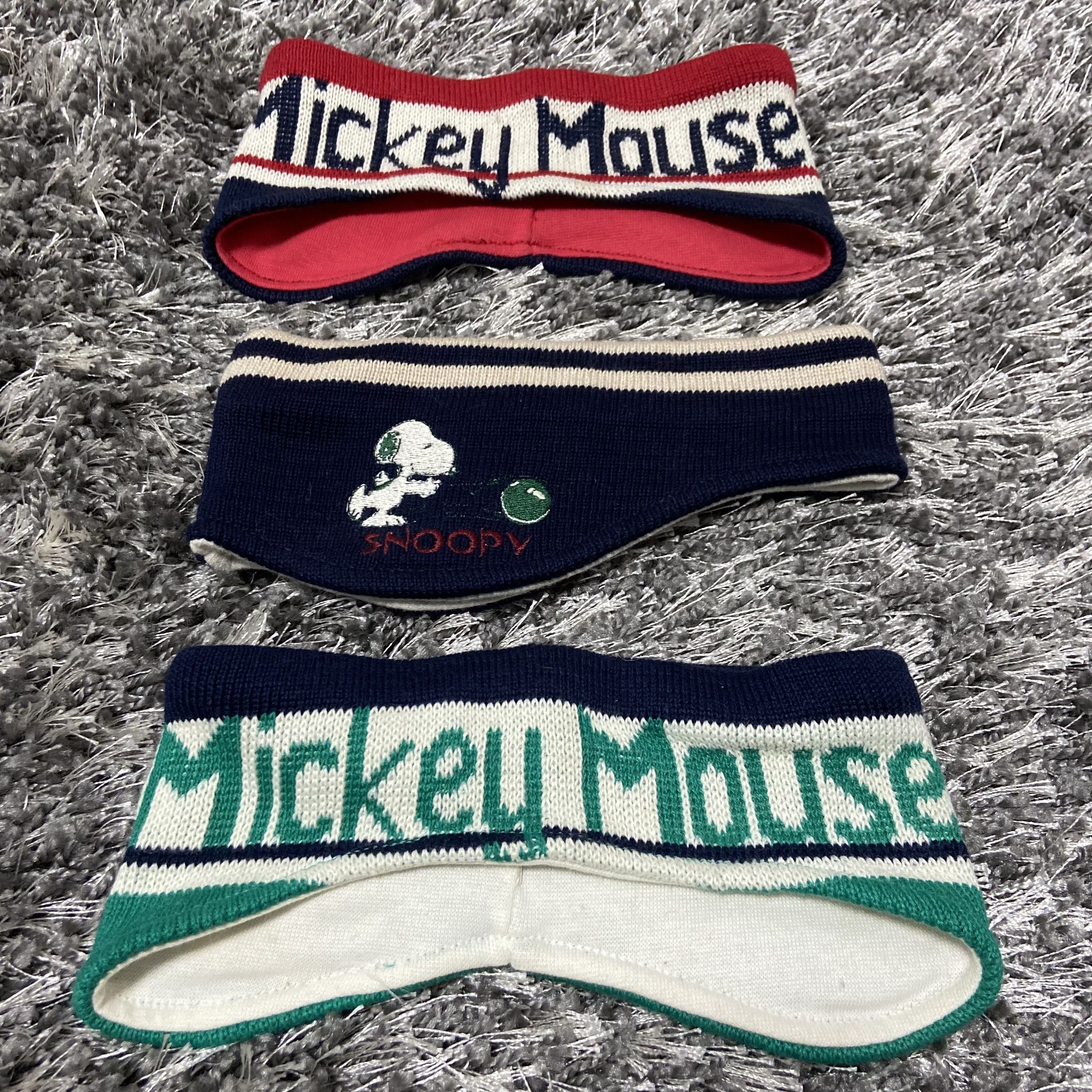 Disney 1980s RARE 3 PIECES VINTAGE DISNEY HEADBAND - LOT № 4158 Size ONE SIZE - 2 Thumbnail