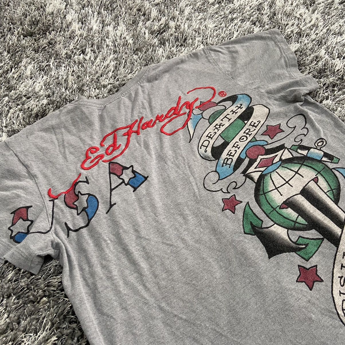 Ed Hardy ED HARDY ALL OVER PRINTED & EMBROIDERED LOGO CUTE TEE 629 Size US M / EU 48-50 / 2 - 4 Thumbnail