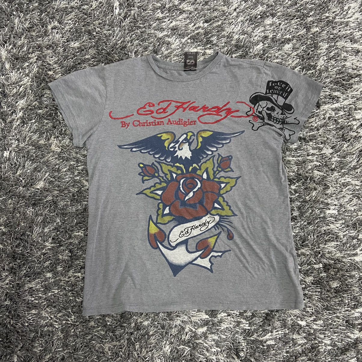 Ed Hardy ED HARDY ALL OVER PRINTED & EMBROIDERED LOGO CUTE TEE 629 Size US M / EU 48-50 / 2 - 1 Thumbnail