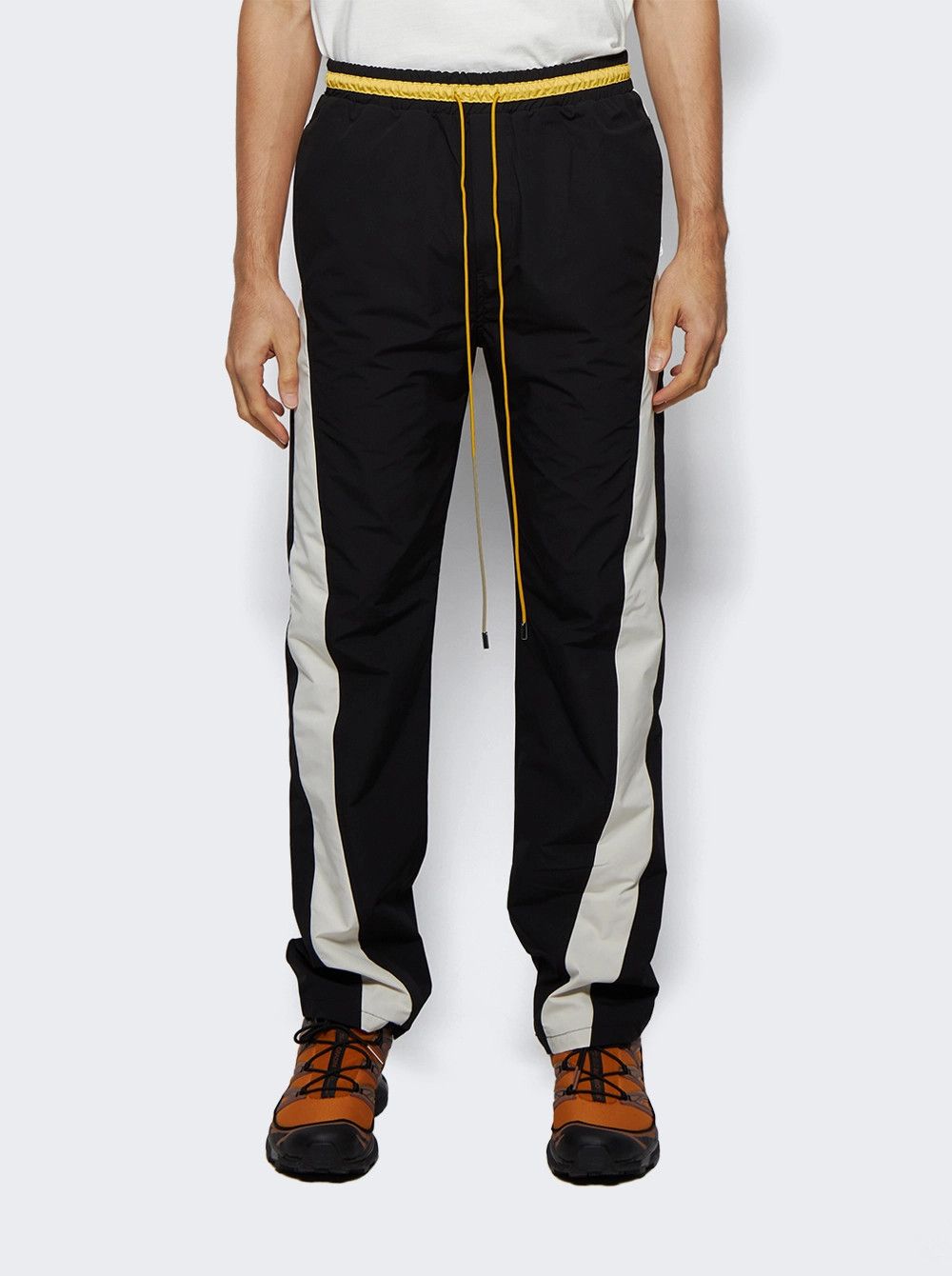 Rhude RHUDE Curve Panel Track Pant Black Size US 34 / EU 50 - 1 Thumbnail