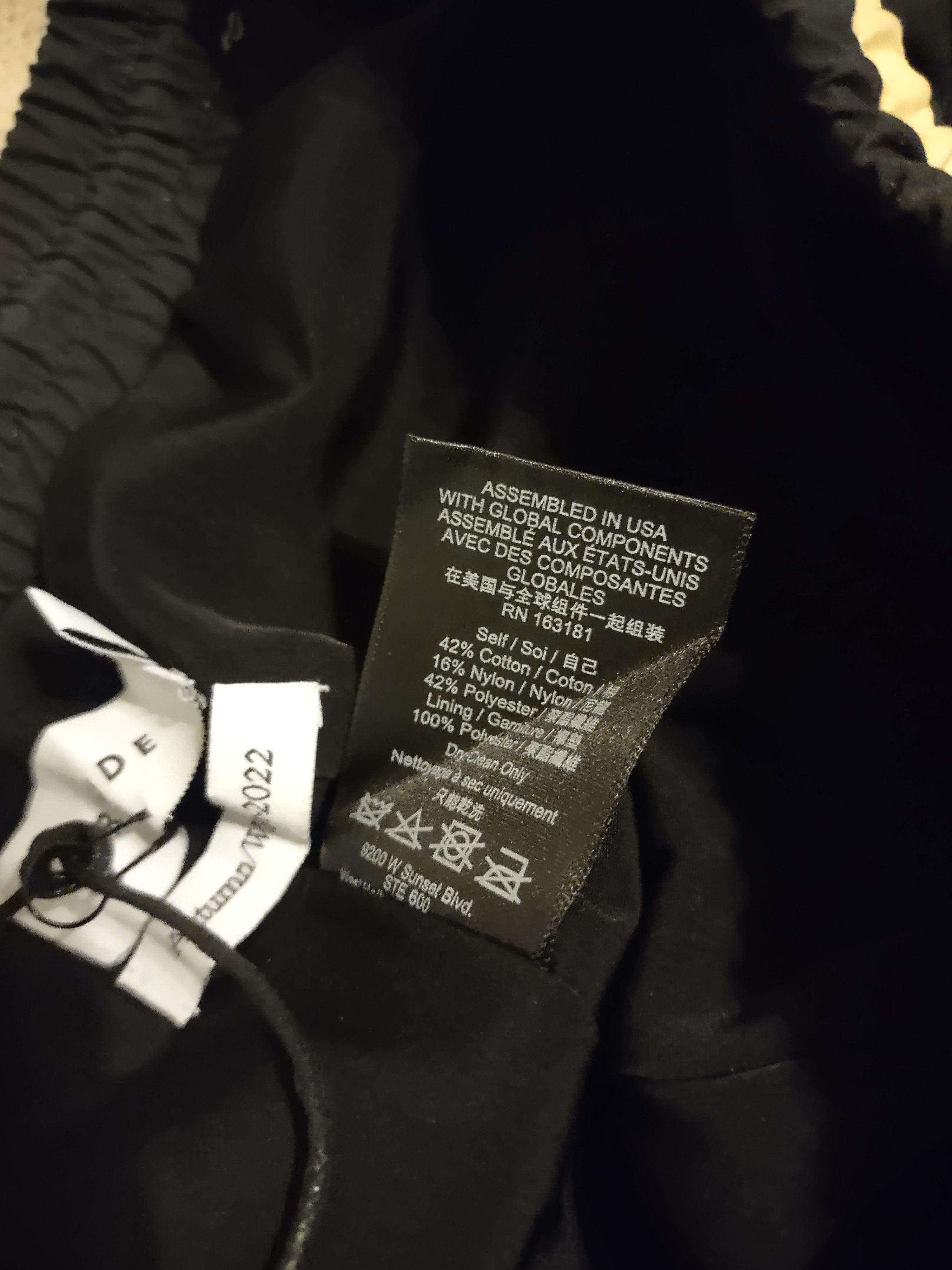 Rhude RHUDE Curve Panel Track Pant Black Size US 34 / EU 50 - 8 Thumbnail