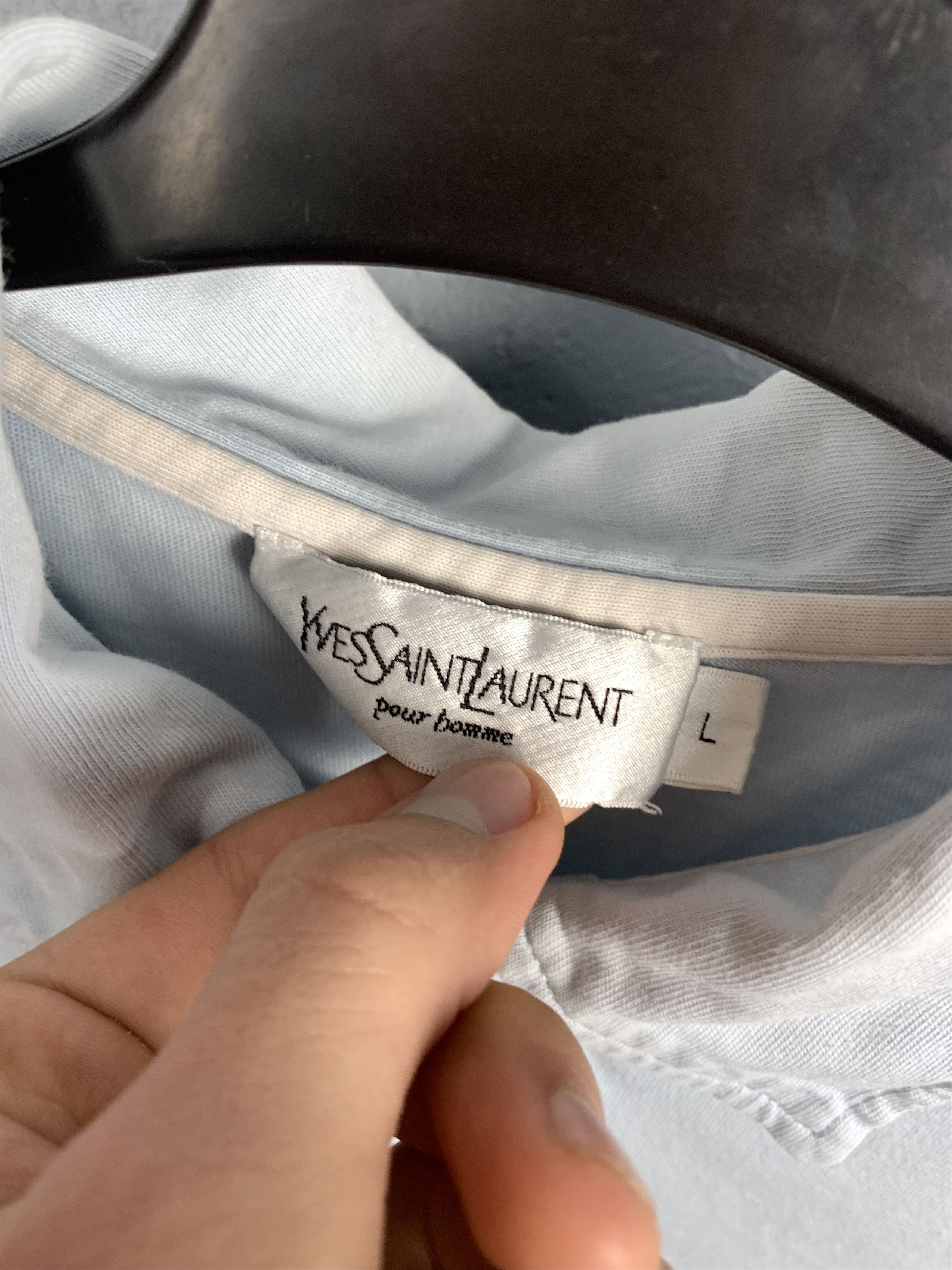Yves Saint Laurent Yves Saint Laurent YSL Men's Polo Shirt Size US L / EU 52-54 / 3 - 3 Thumbnail