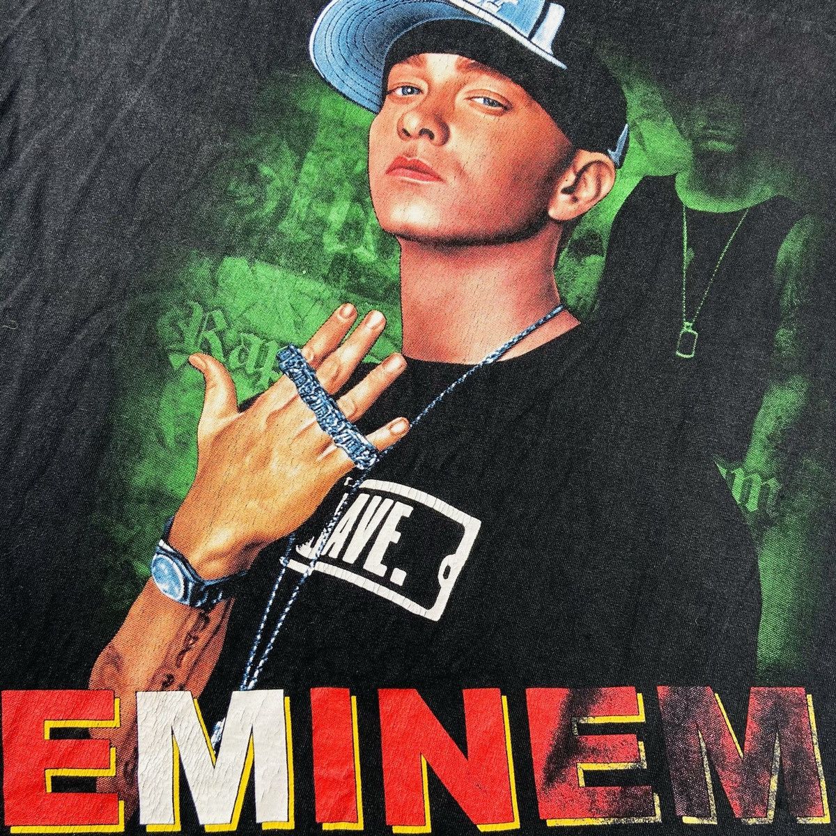 Eminem 1990s EMINEM OG VINTAGE FADED VERY RARE RAP TEE - № 309 Size US L / EU 52-54 / 3 - 3 Thumbnail