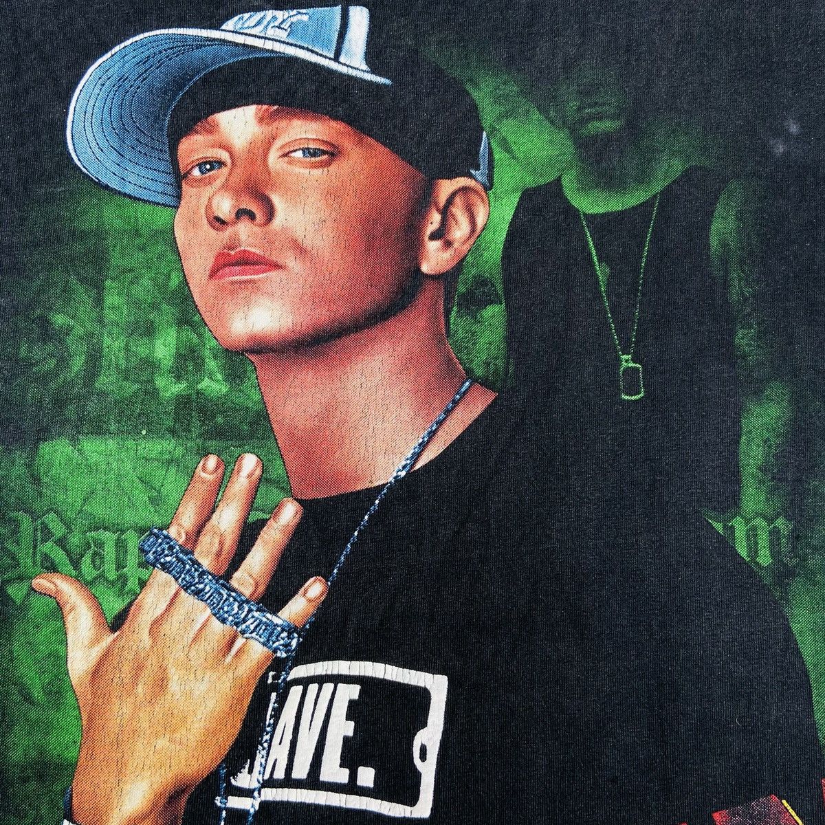 Eminem 1990s EMINEM OG VINTAGE FADED VERY RARE RAP TEE - № 309 Size US L / EU 52-54 / 3 - 4 Thumbnail