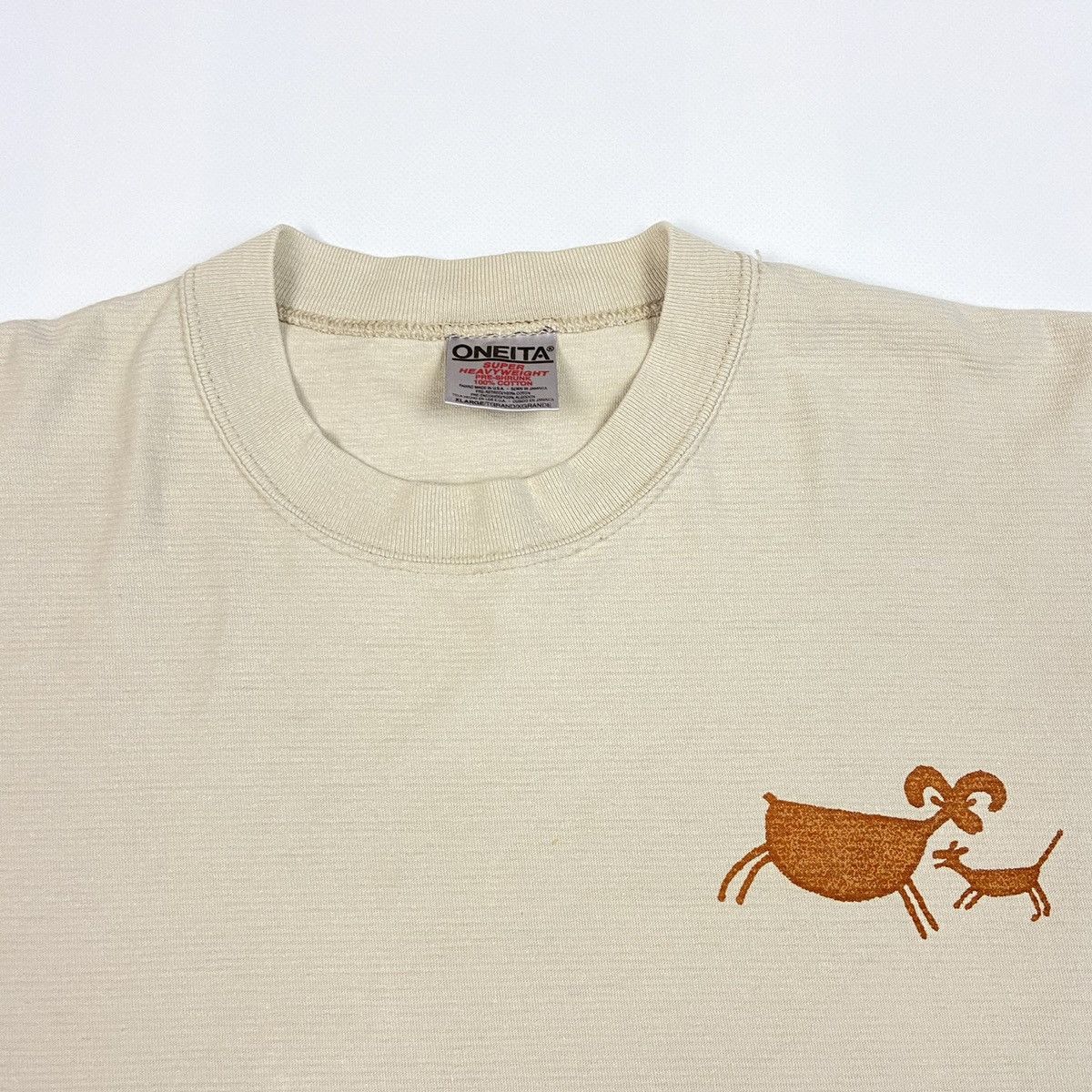 Vintage 1990s HANDCRAFTED VINTAGE NATIVE AMERICAN ART TEE - № 379 Size US XL / EU 56 / 4 - 4 Thumbnail