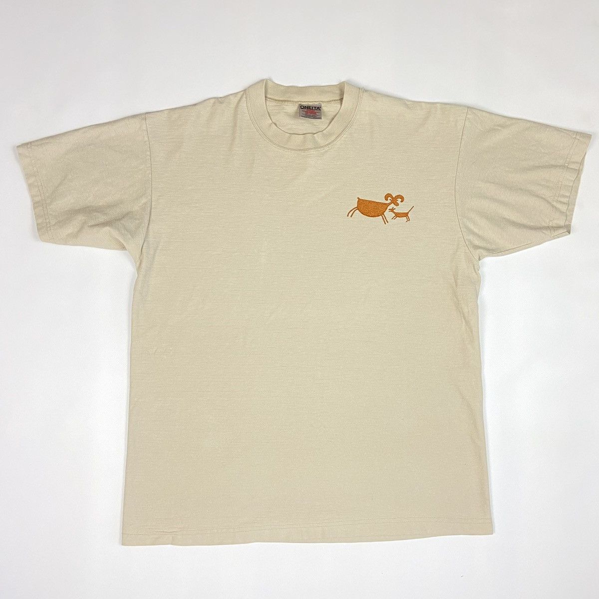 Vintage 1990s HANDCRAFTED VINTAGE NATIVE AMERICAN ART TEE - № 379 Size US XL / EU 56 / 4 - 2 Thumbnail