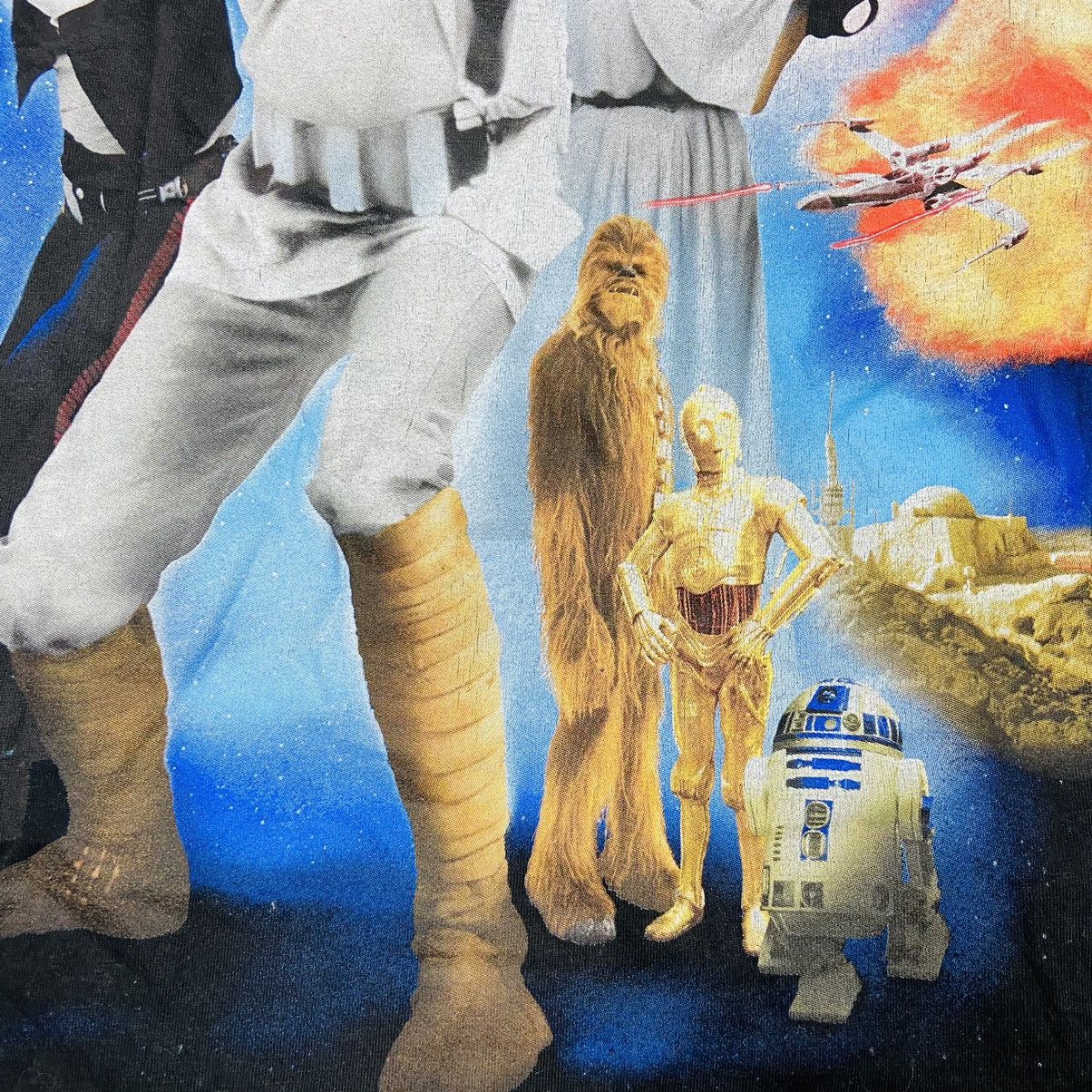 Star Wars VINTAGE Y2K STAR WARS RARE TEE - № 486 Size US L / EU 52-54 / 3 - 3 Thumbnail