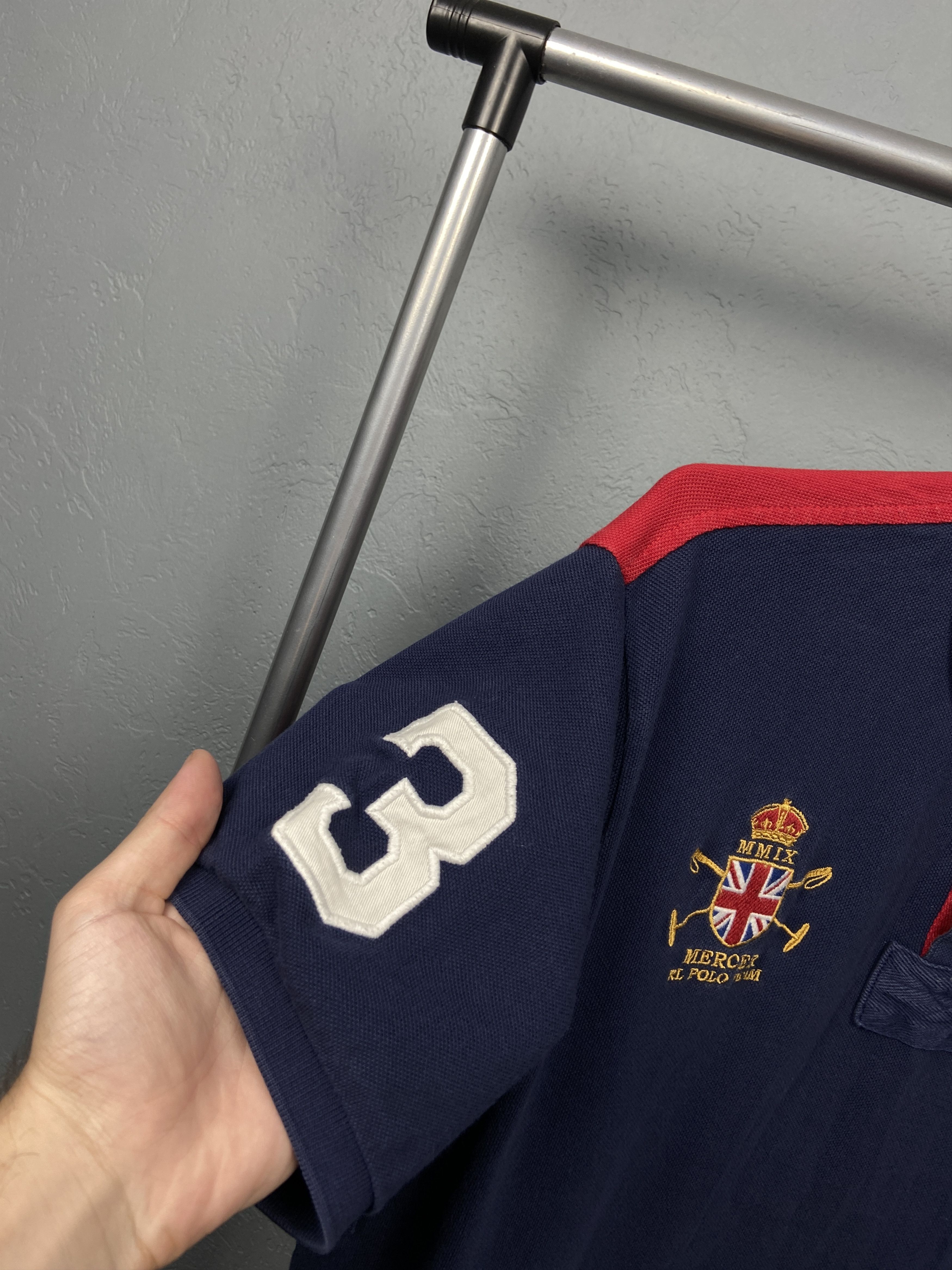 Polo Ralph Lauren × Ralph Lauren × Vintage Polo Ralph Lauren RL Polo Mercer Club Polo Shirt Size US XL / EU 56 / 4 - 3 Thumbnail