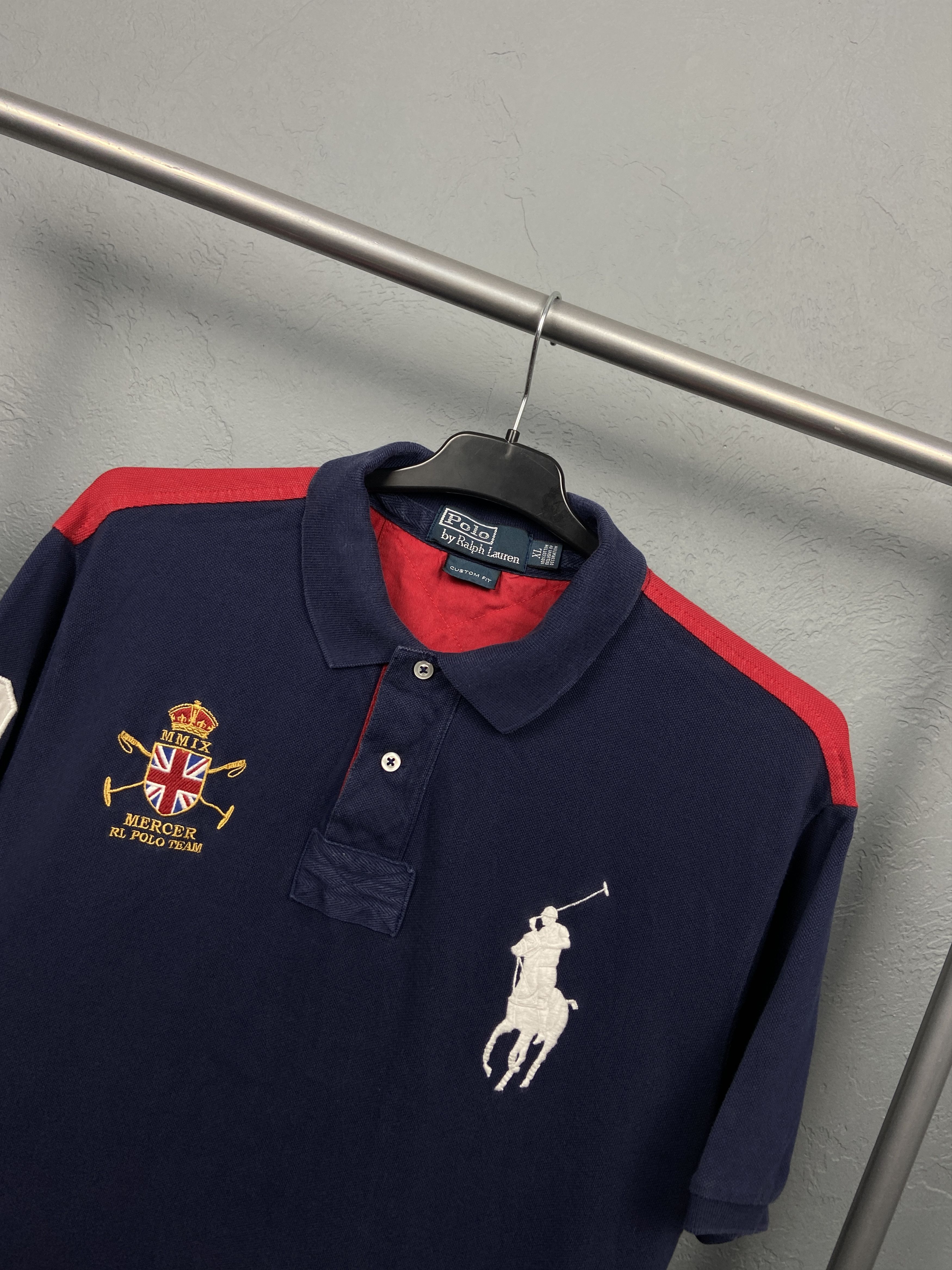Polo Ralph Lauren × Ralph Lauren × Vintage Polo Ralph Lauren RL Polo Mercer Club Polo Shirt Size US XL / EU 56 / 4 - 2 Thumbnail