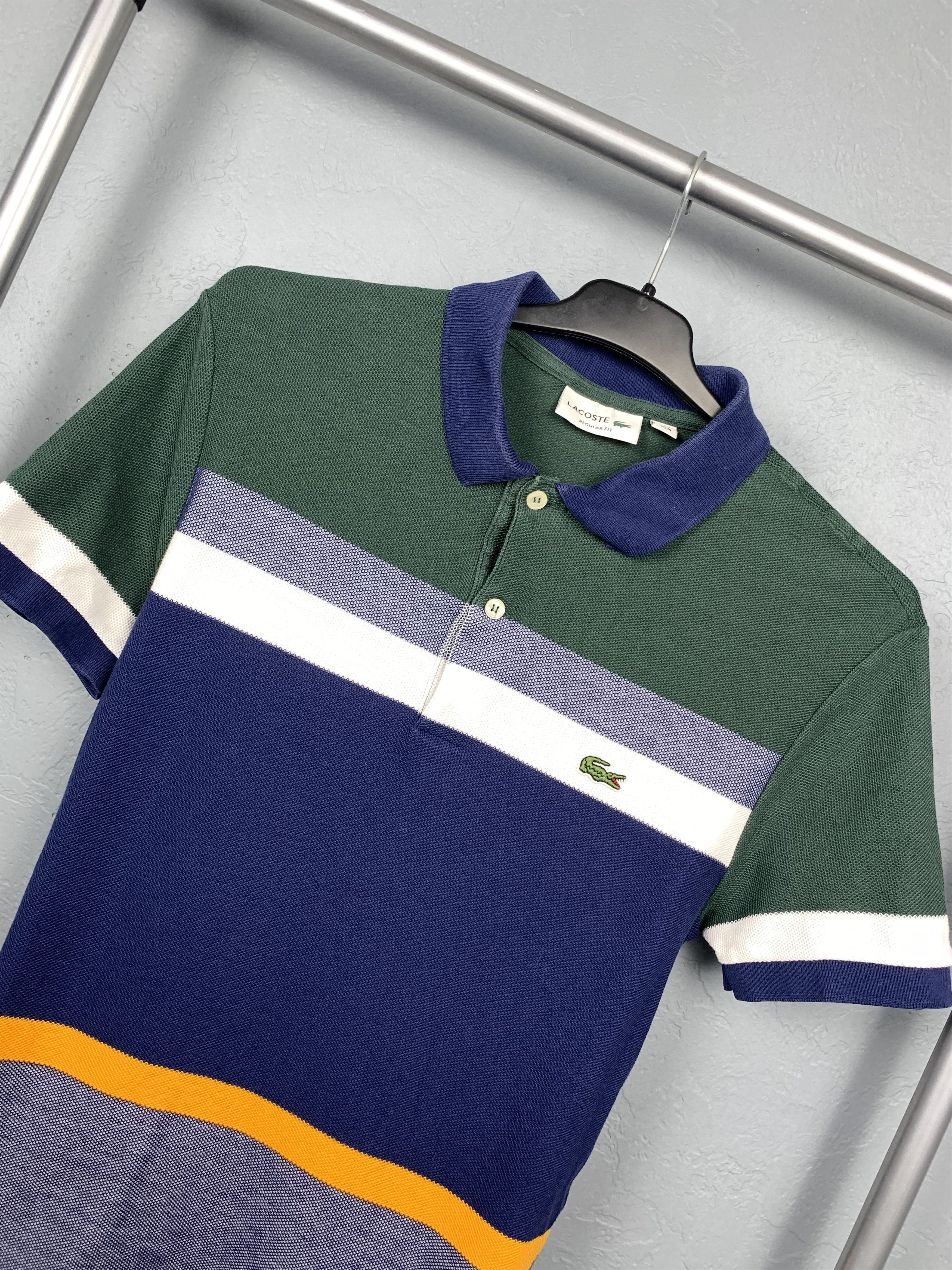 Lacoste × Vintage Lacoste Vintage Mens Polo Shirt Size US M / EU 48-50 / 2 - 2 Thumbnail