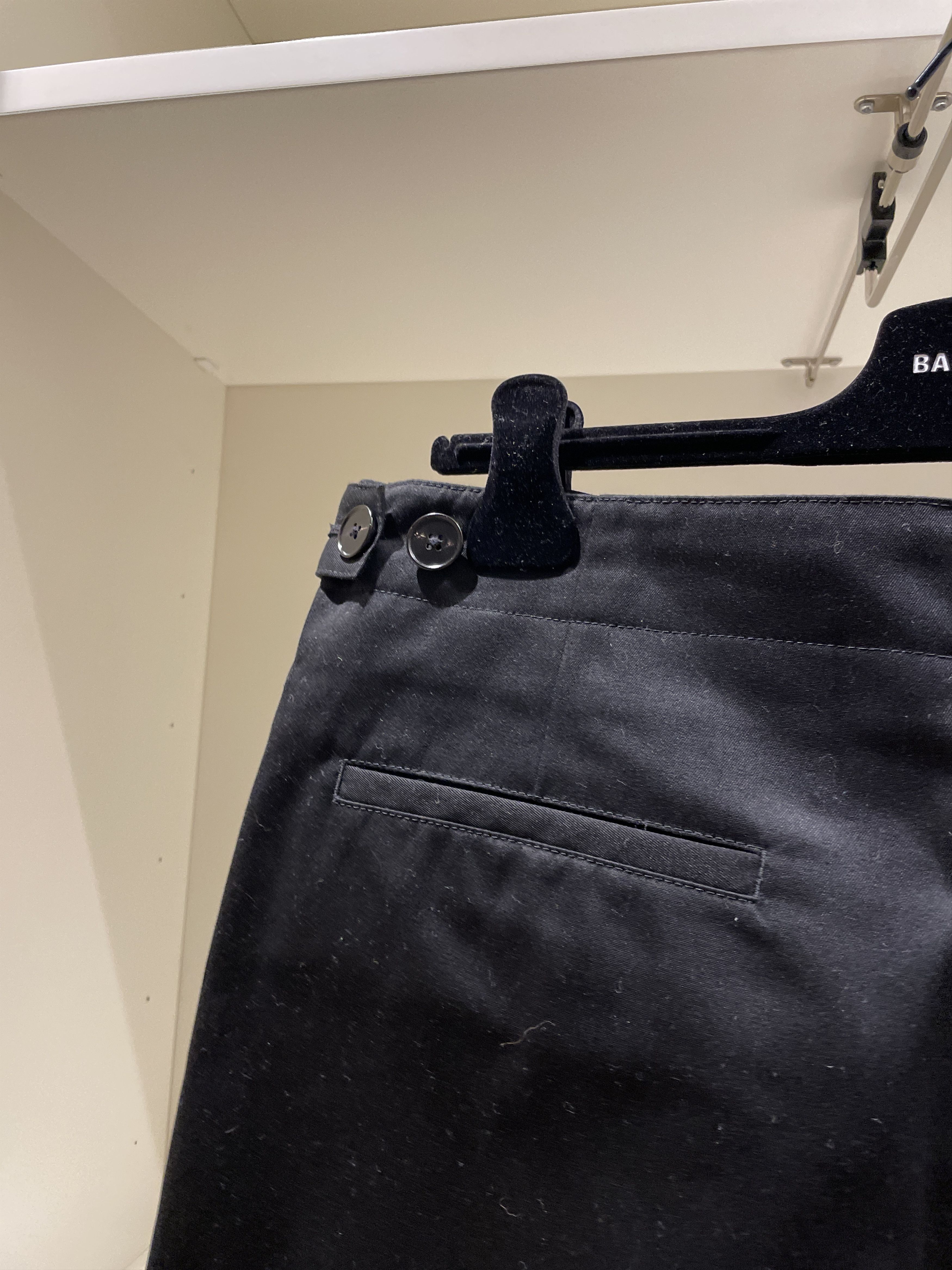 Jil Sander Zip Detail Trousers Pants Black - FW19