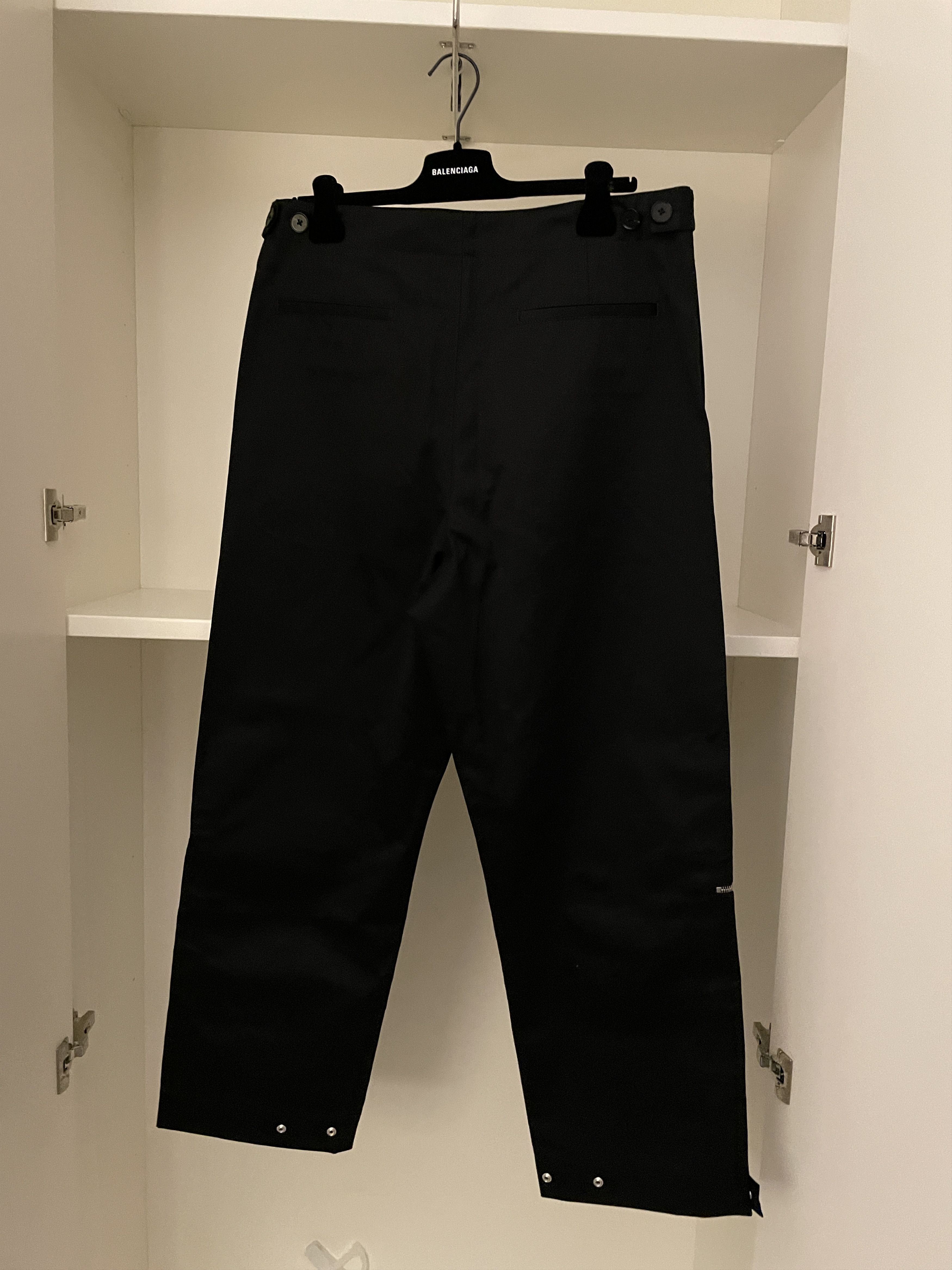 Jil Sander Zip Detail Trousers Pants Black - FW19