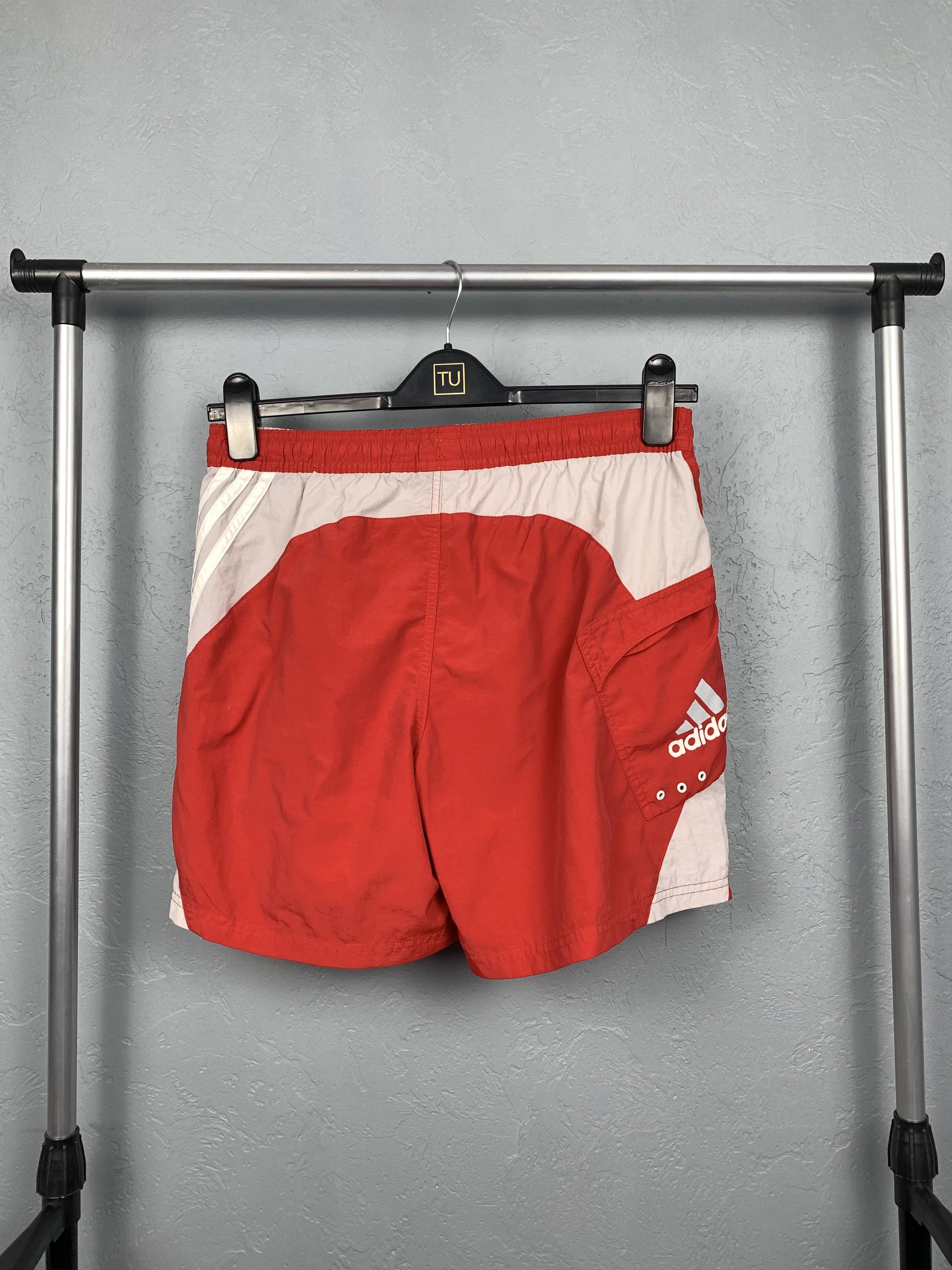 Adidas × Vintage Vintage Adidas Mens Nylon Shorts Y2K Size US 32 / EU 48 - 1 Thumbnail